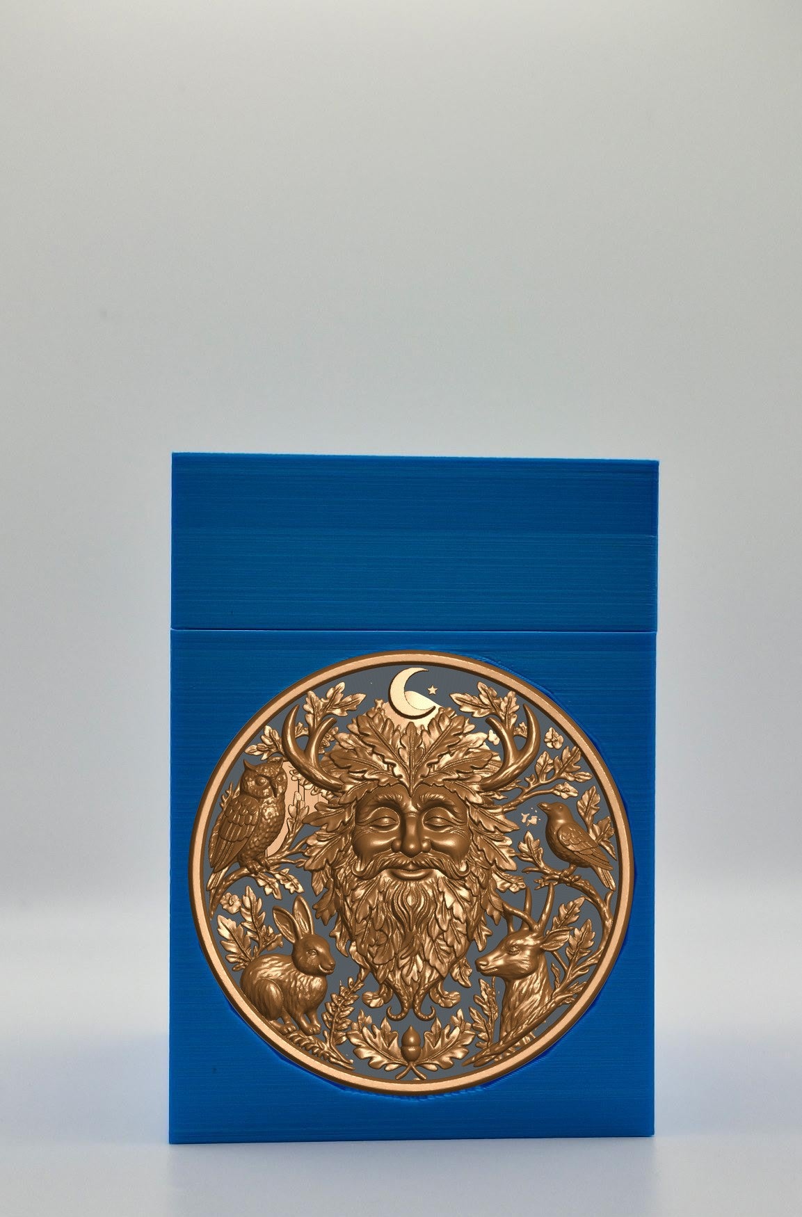Tree Spirit Card Box — Blue