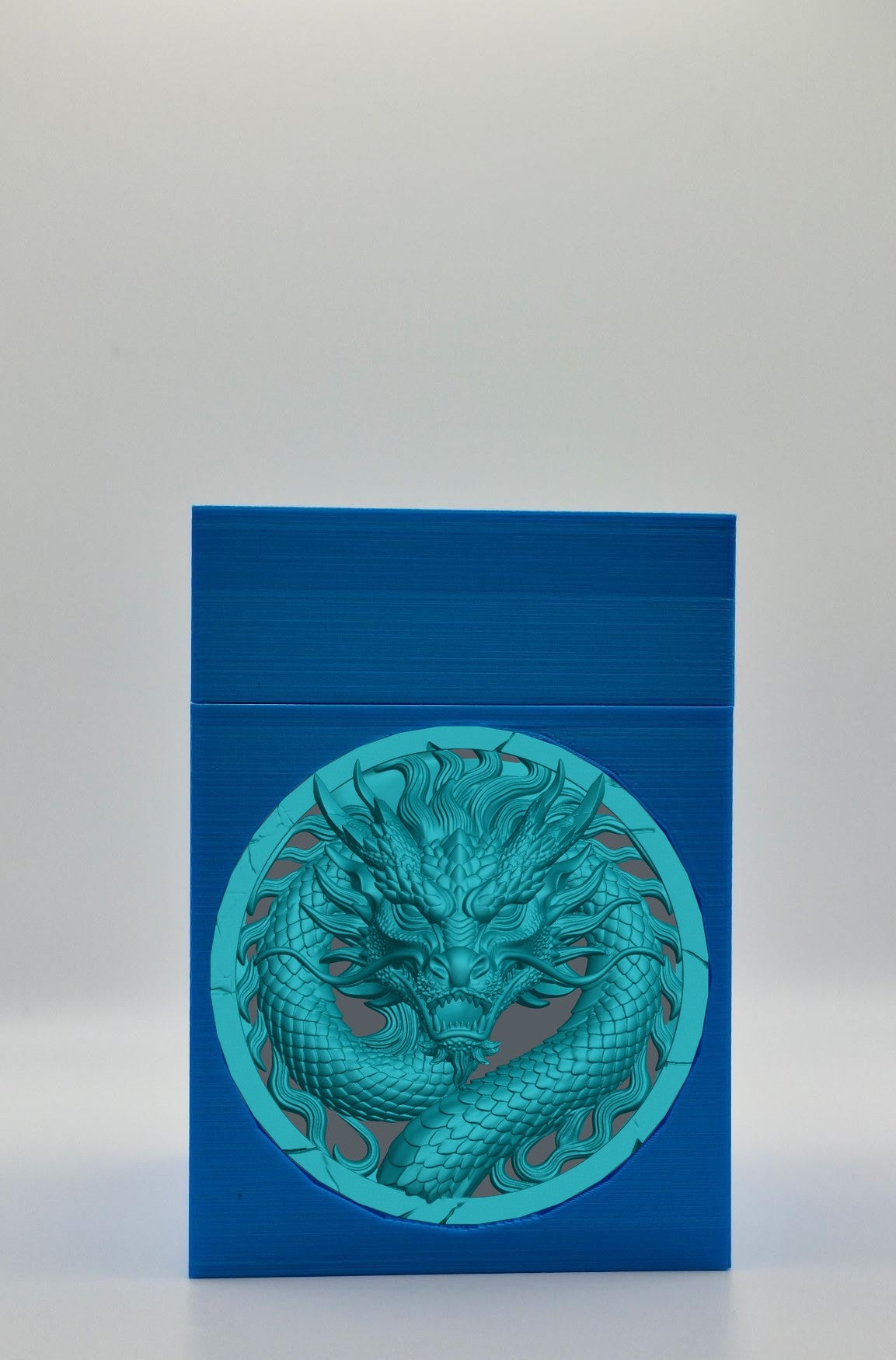 Dragon Card Box — Blue
