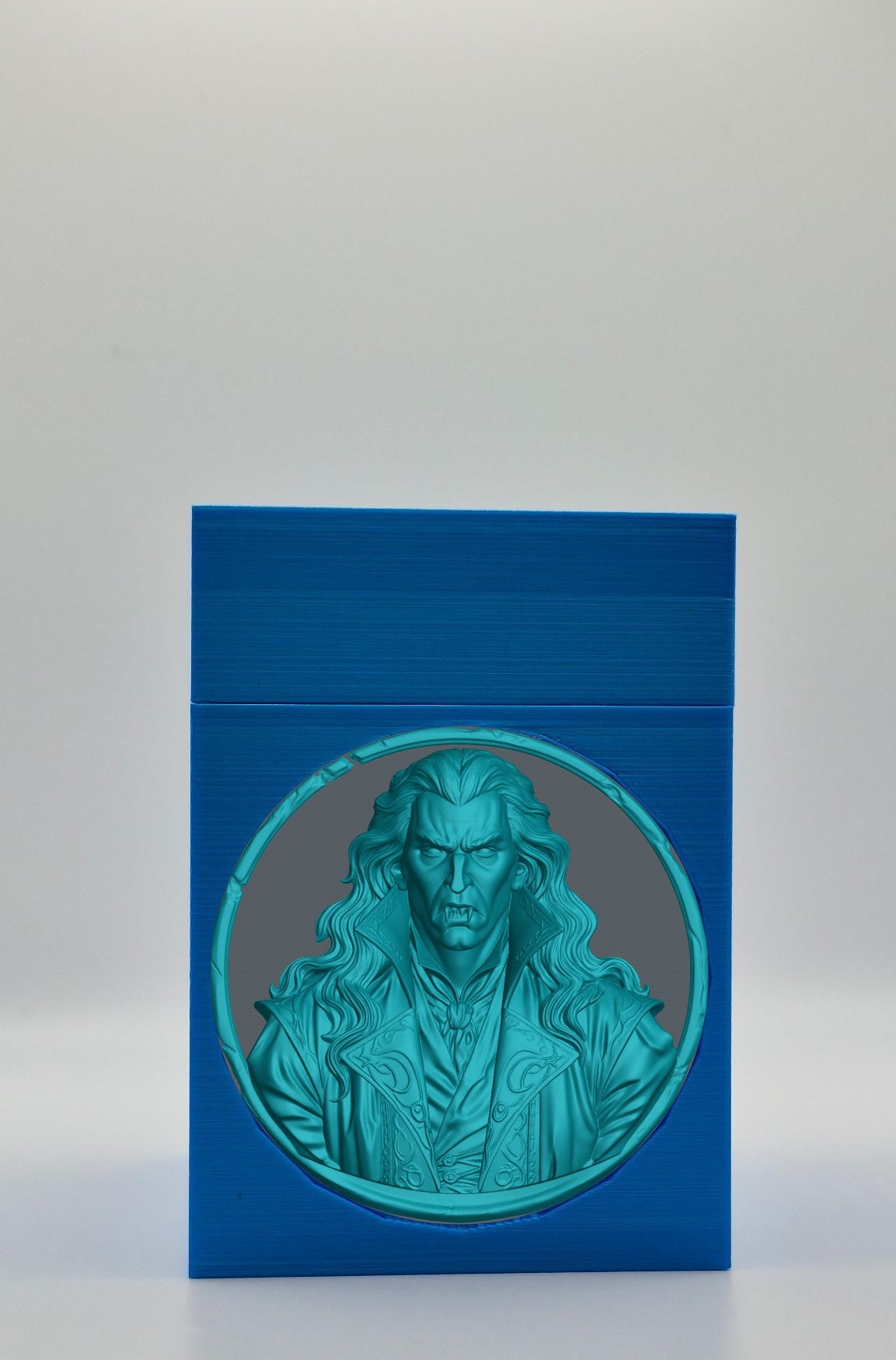 Gothic Vampire Card Box — Blue