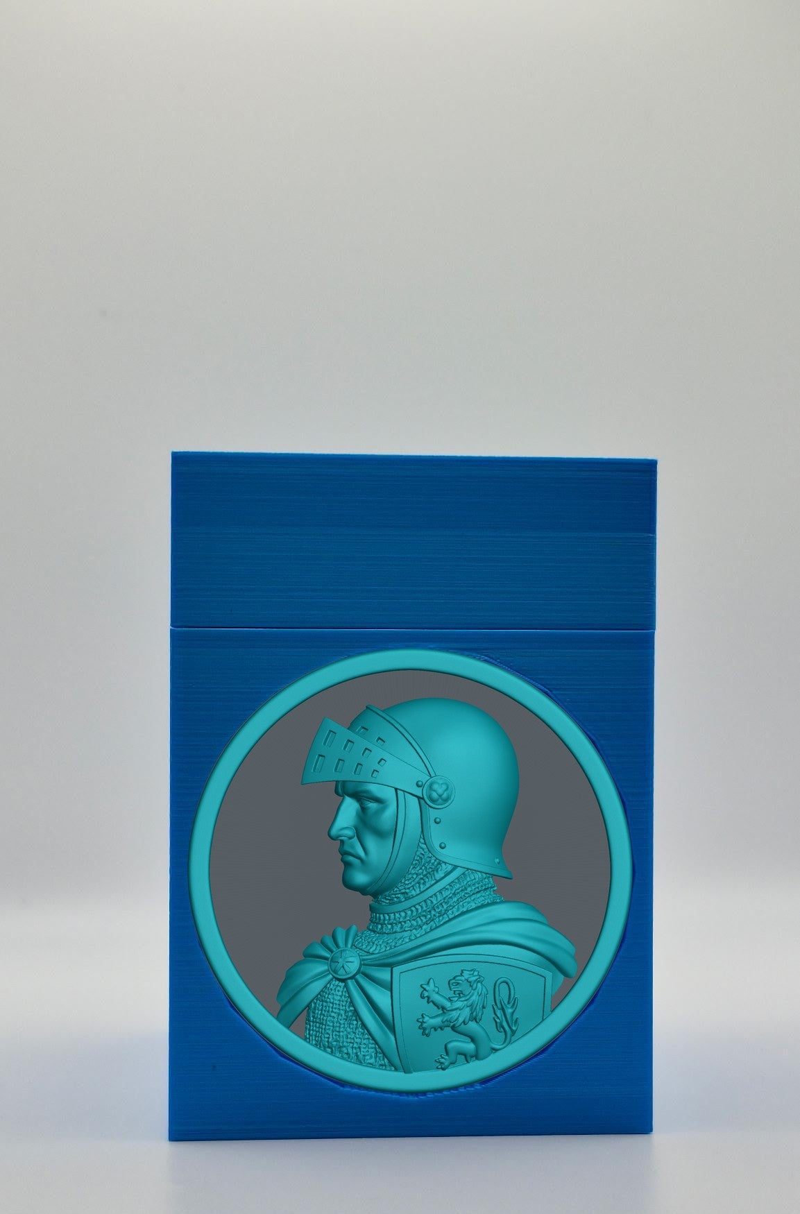 Knight Card Box — Blue