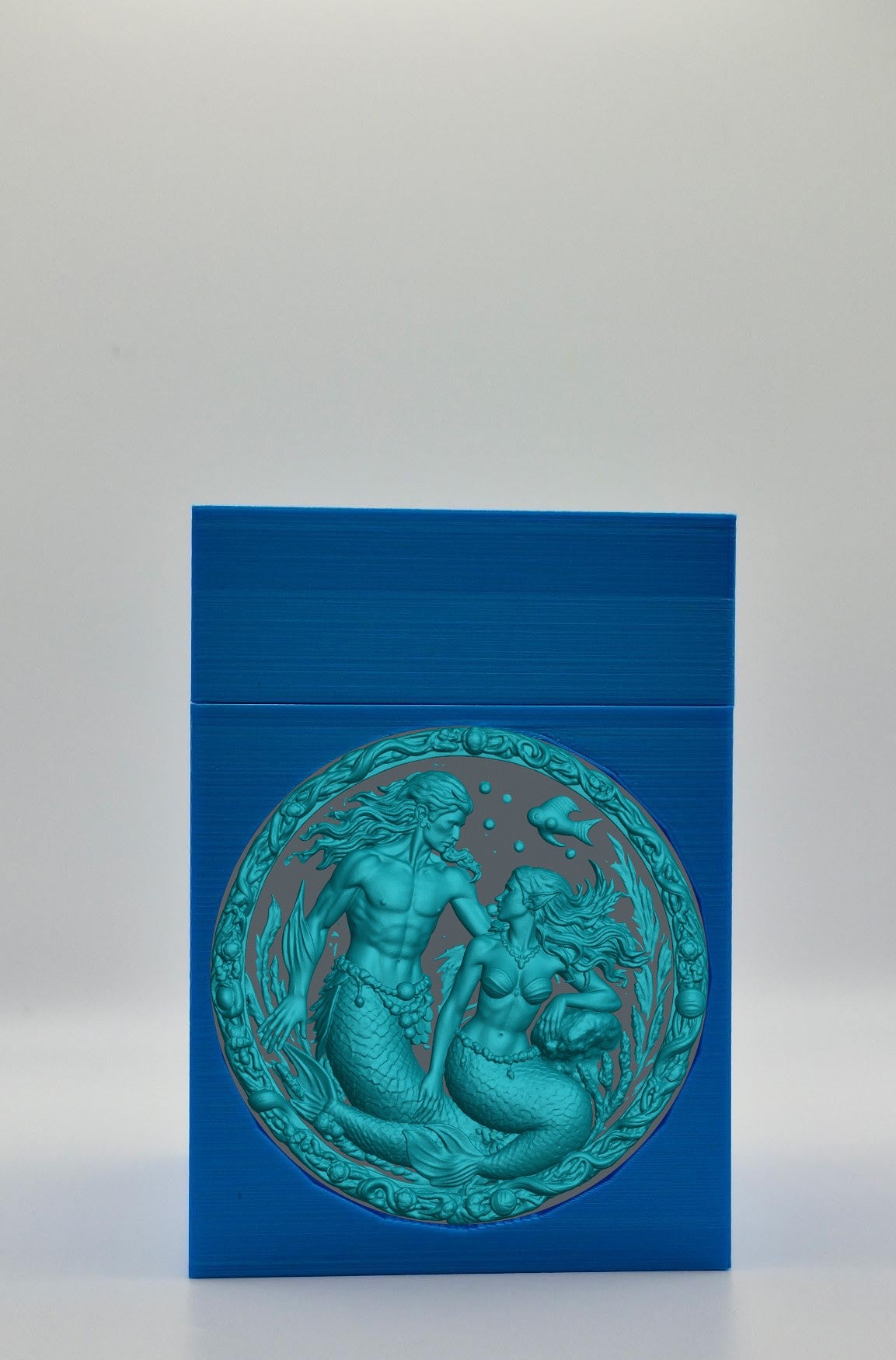 Merfolk Card Box — Blue