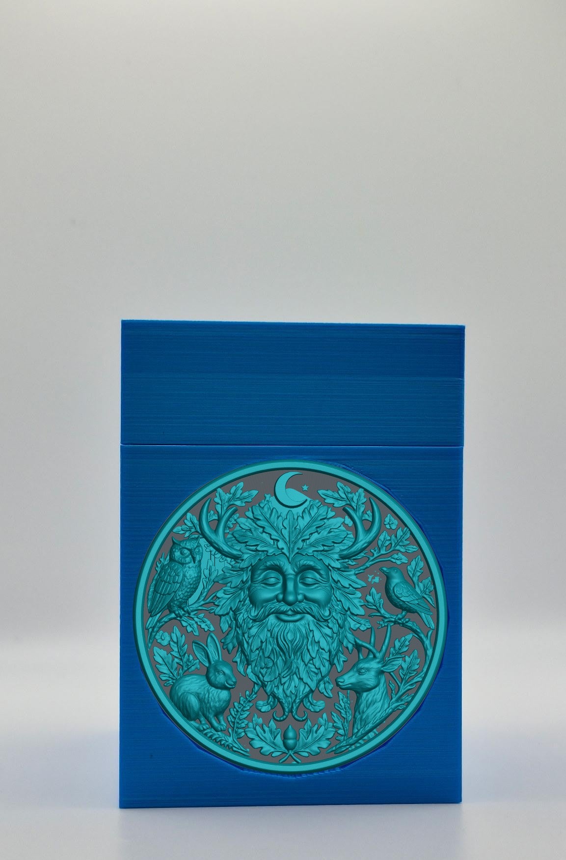 Tree Spirit Card Box — Blue