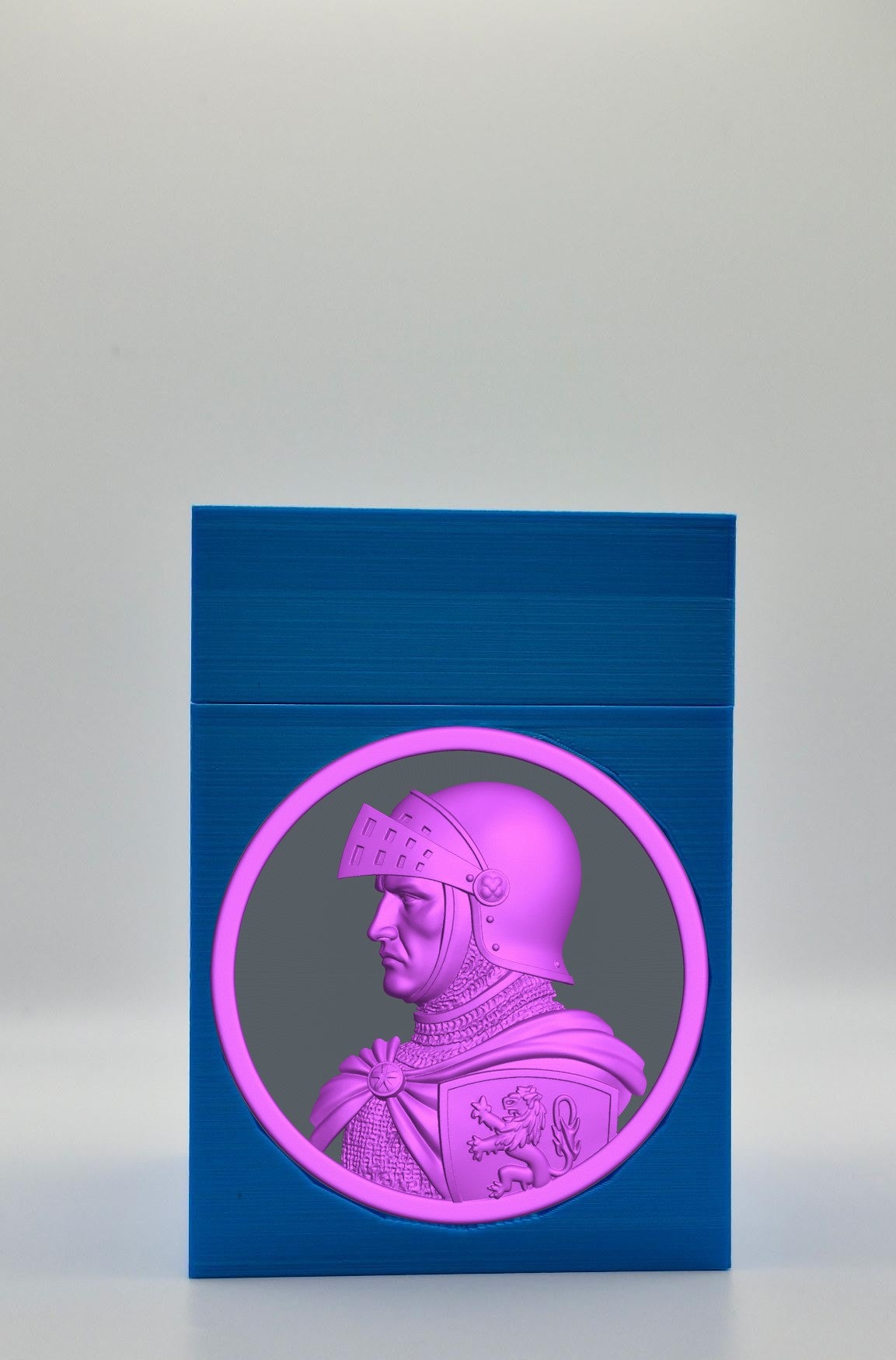 Knight Card Box — Blue