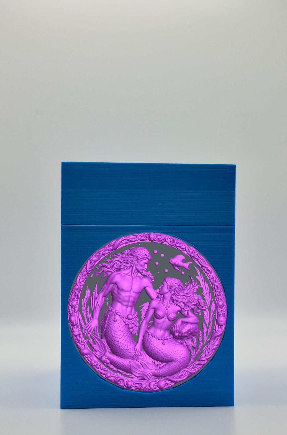 Merfolk Card Box — Blue