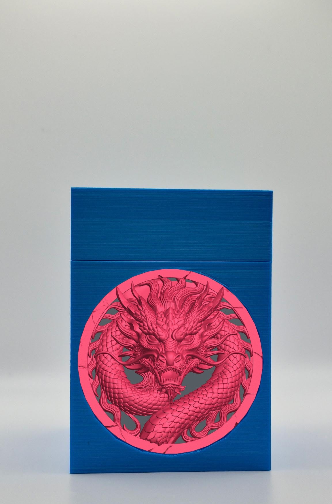 Dragon Card Box — Blue