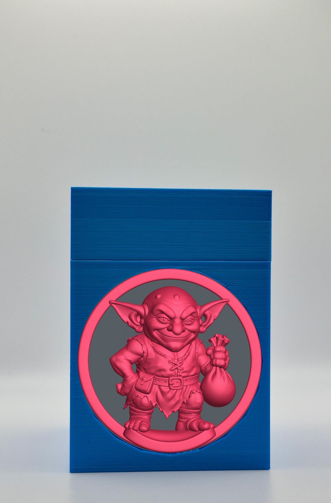 Greedy Goblin Card Box — Blue
