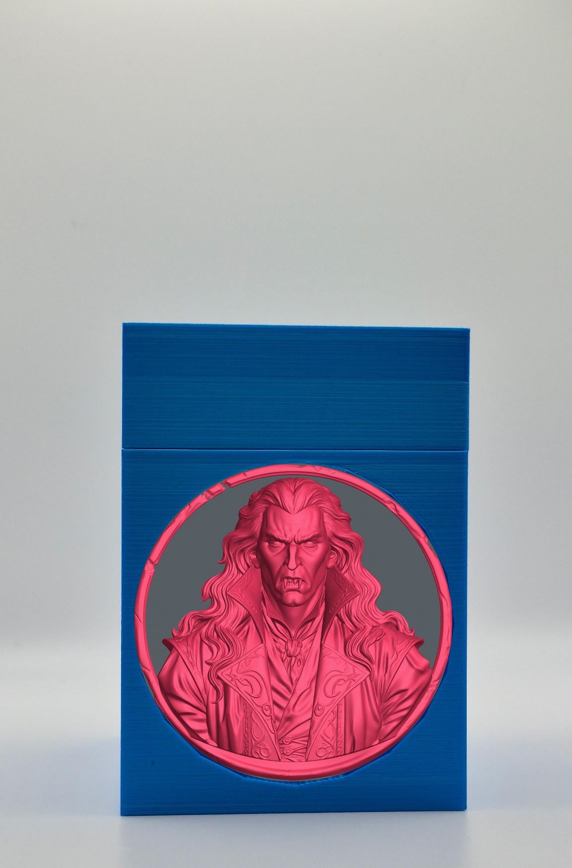 Gothic Vampire Card Box — Blue