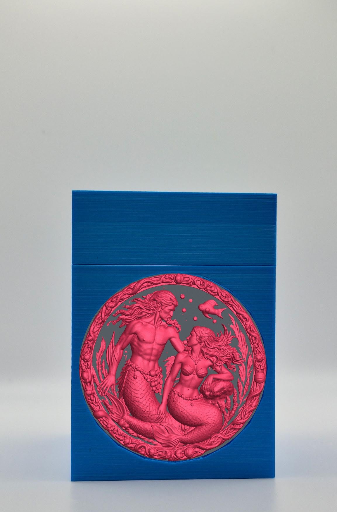 Merfolk Card Box — Blue