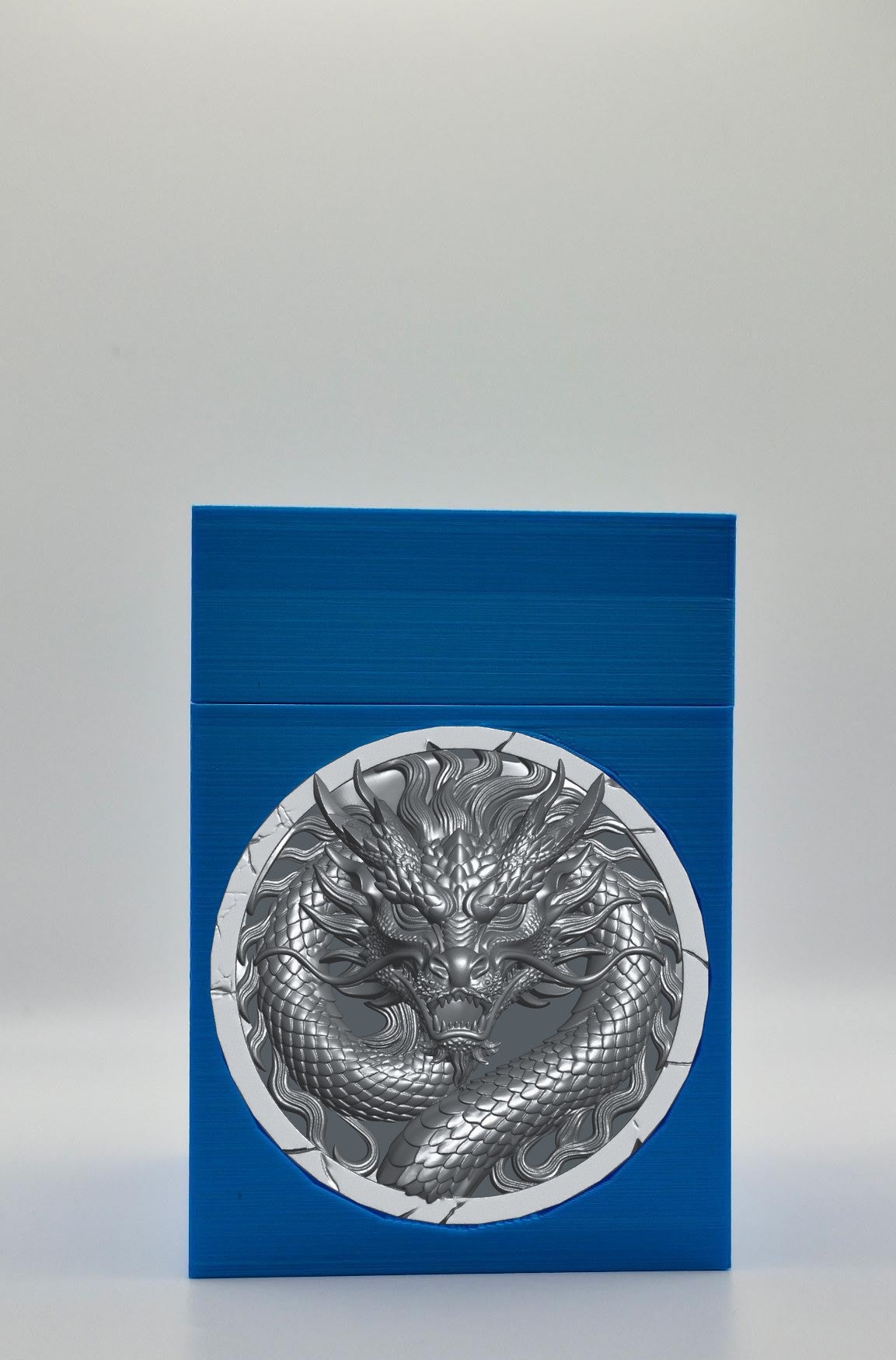 Dragon Card Box — Blue