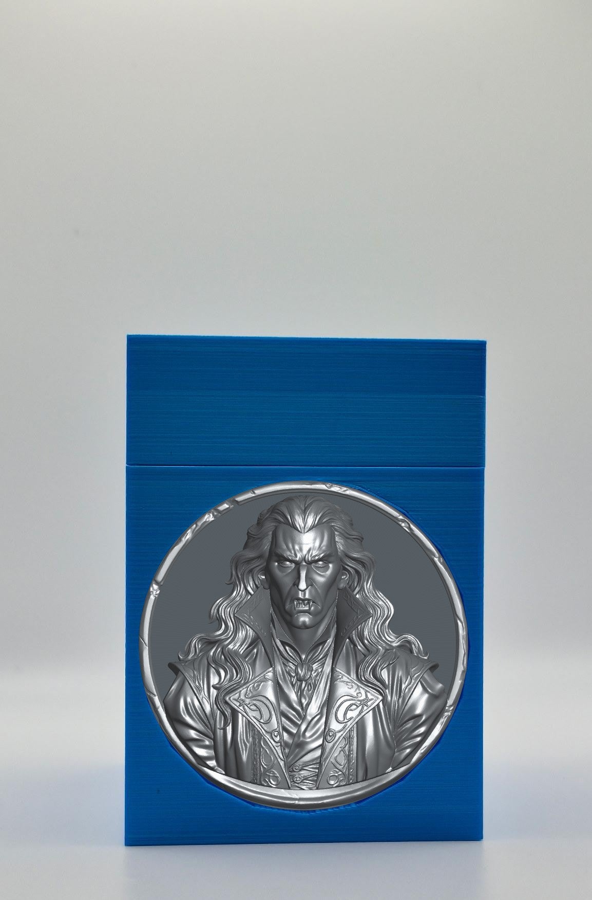 Gothic Vampire Card Box — Blue