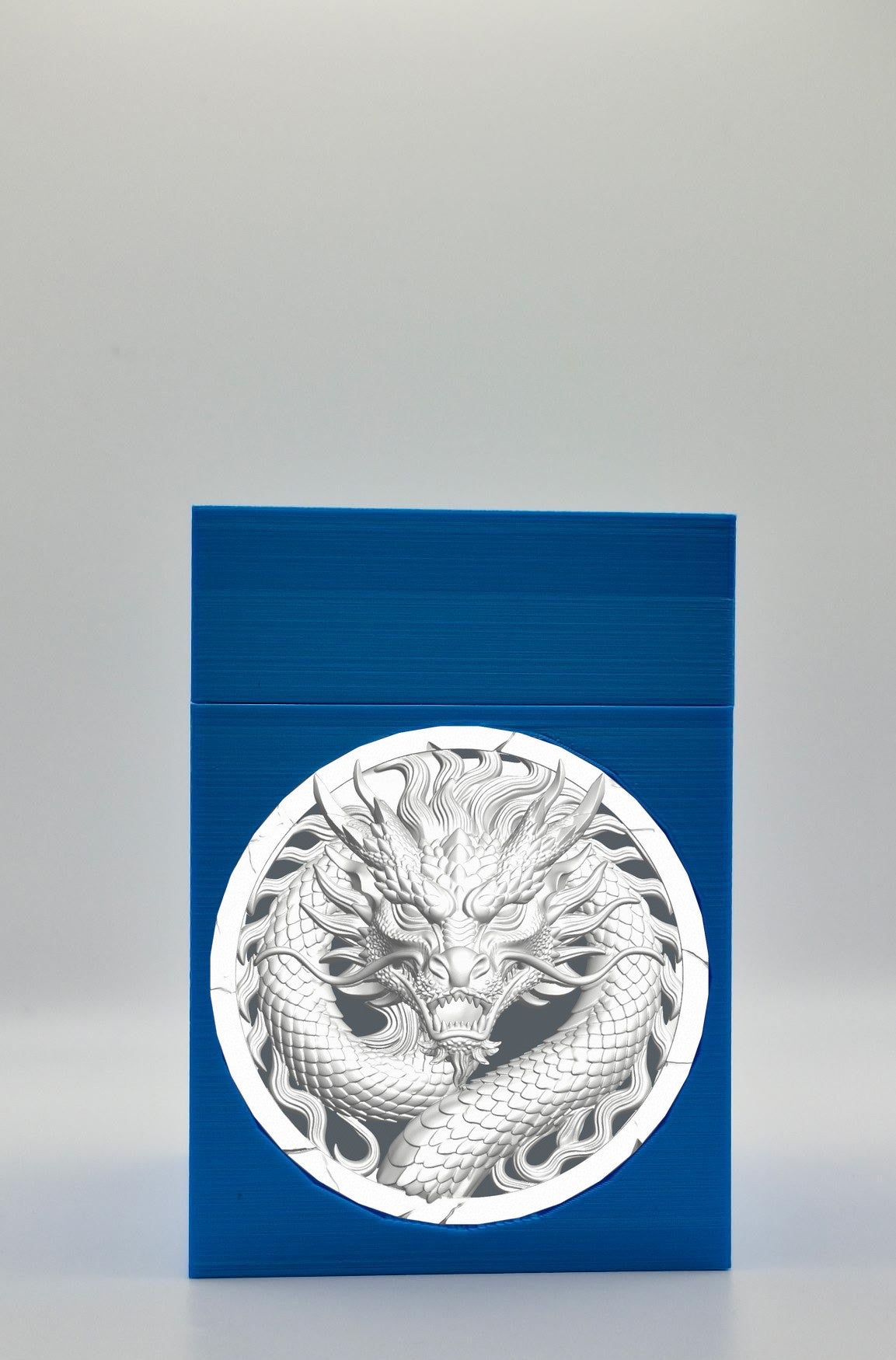 Dragon Card Box — Blue