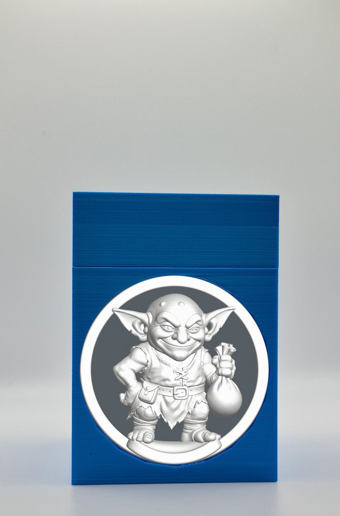 Greedy Goblin Card Box — Blue