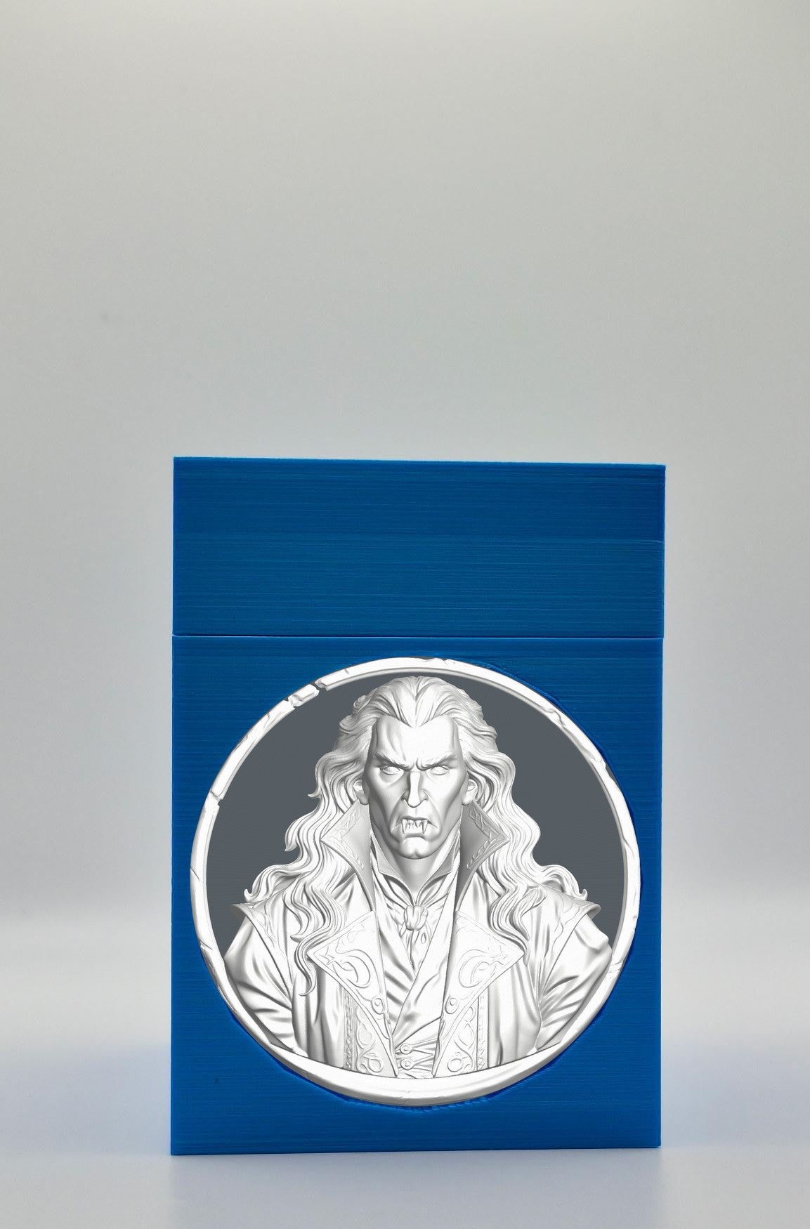 Gothic Vampire Card Box — Blue