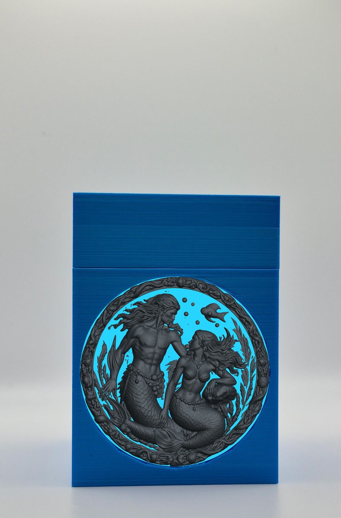 Merfolk Card Box — Blue