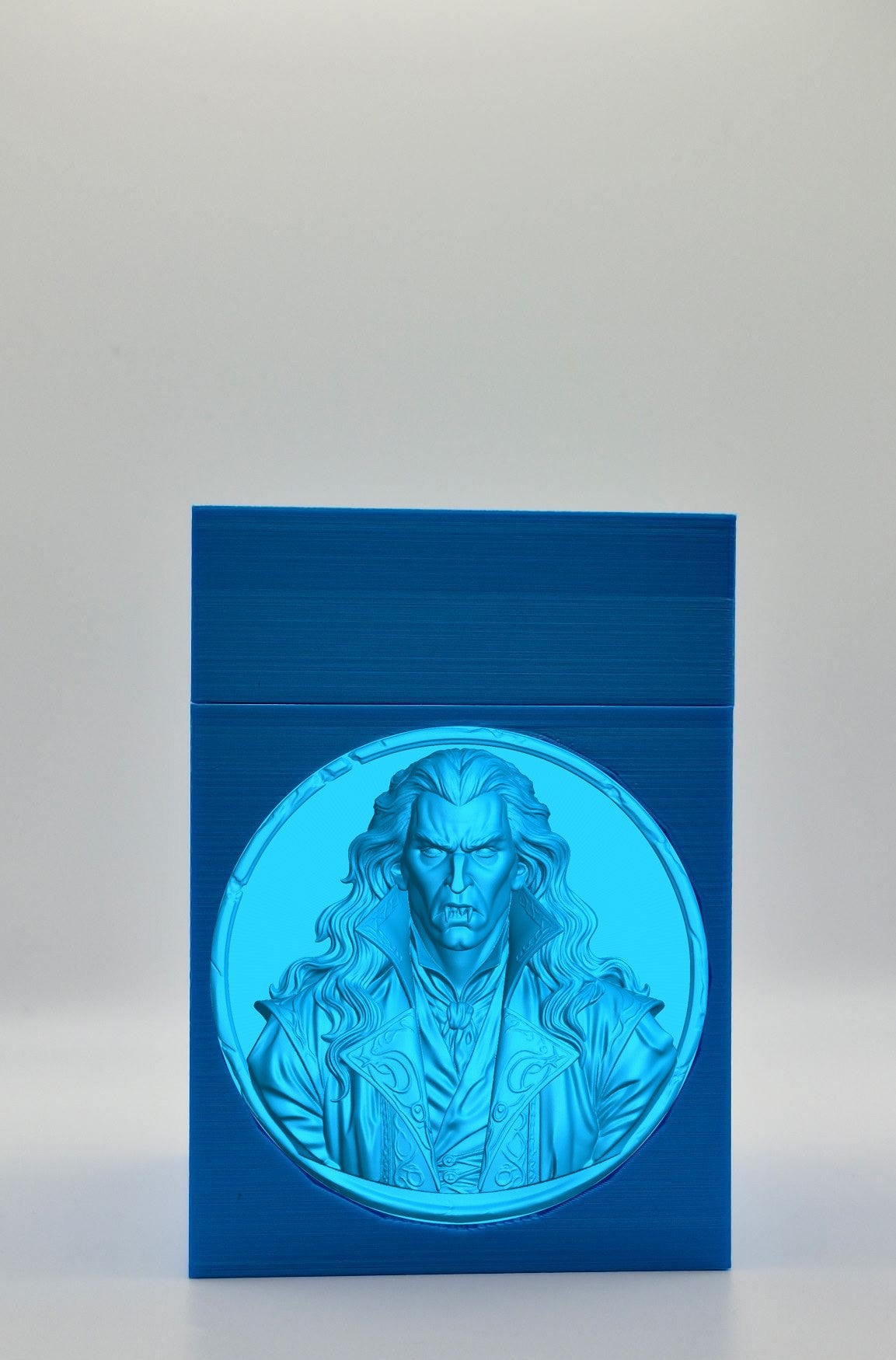 Gothic Vampire Card Box — Blue