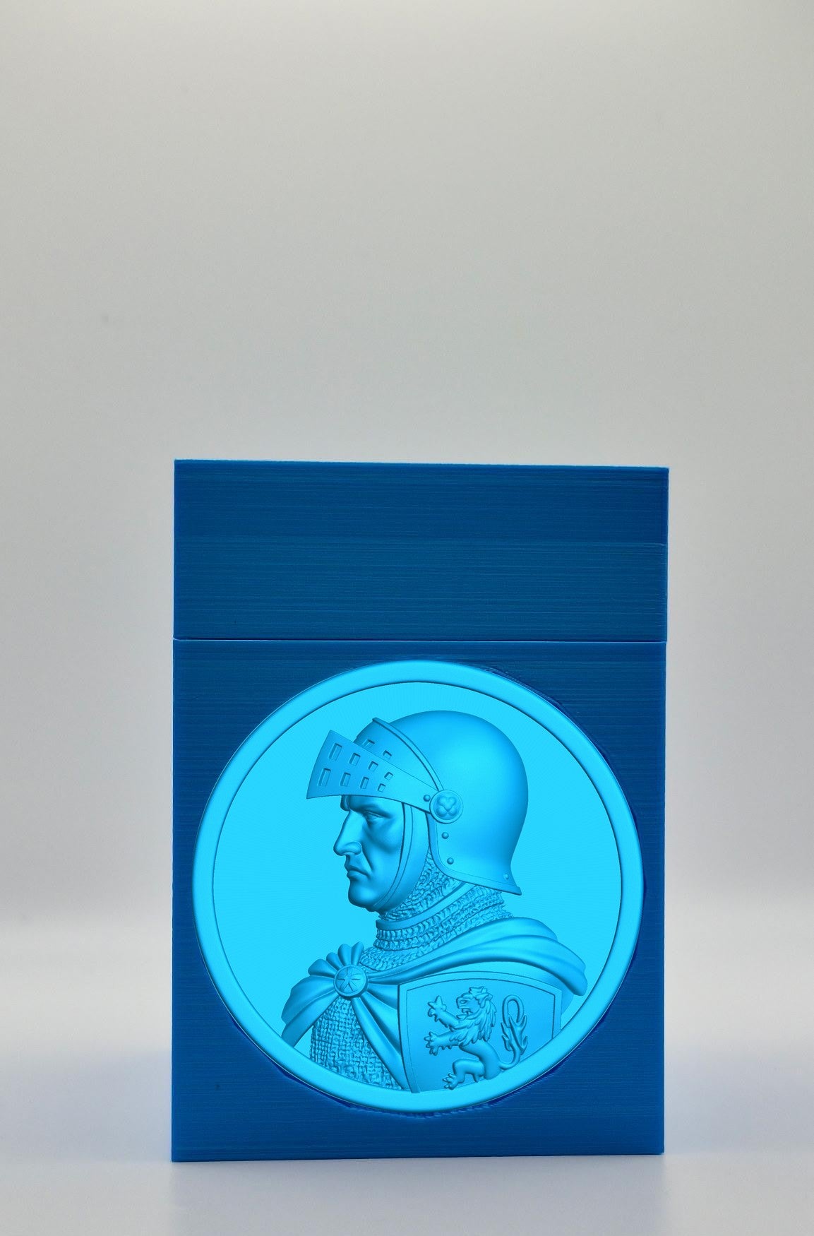 Knight Card Box — Blue