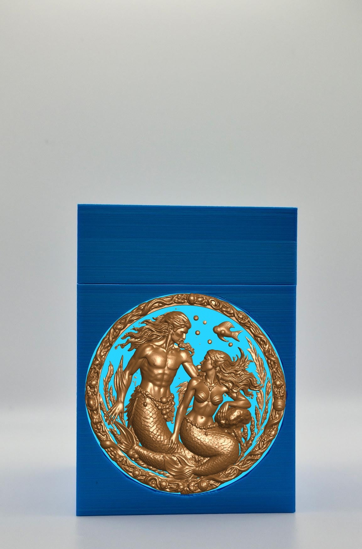 Merfolk Card Box — Blue