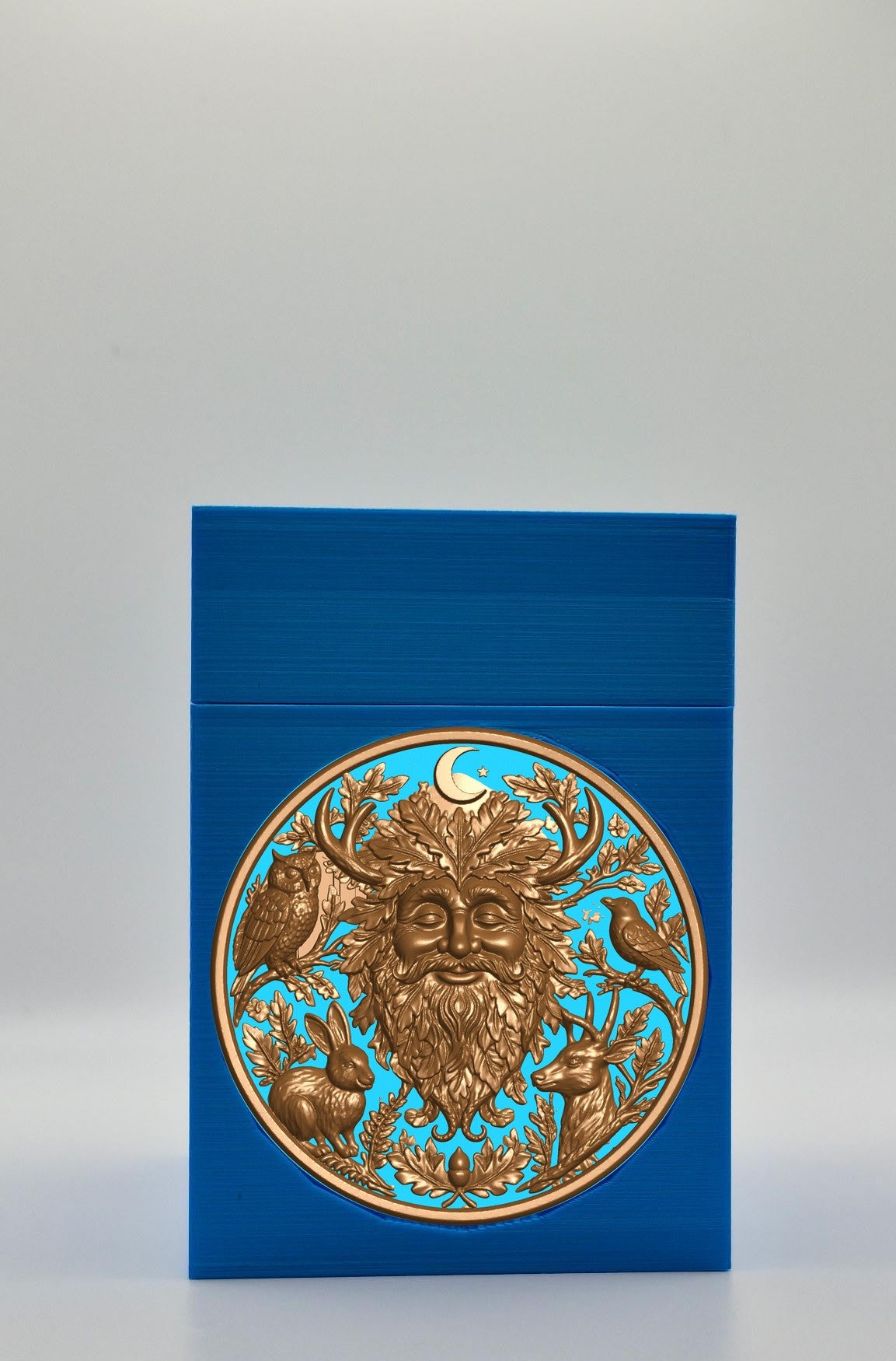 Tree Spirit Card Box — Blue