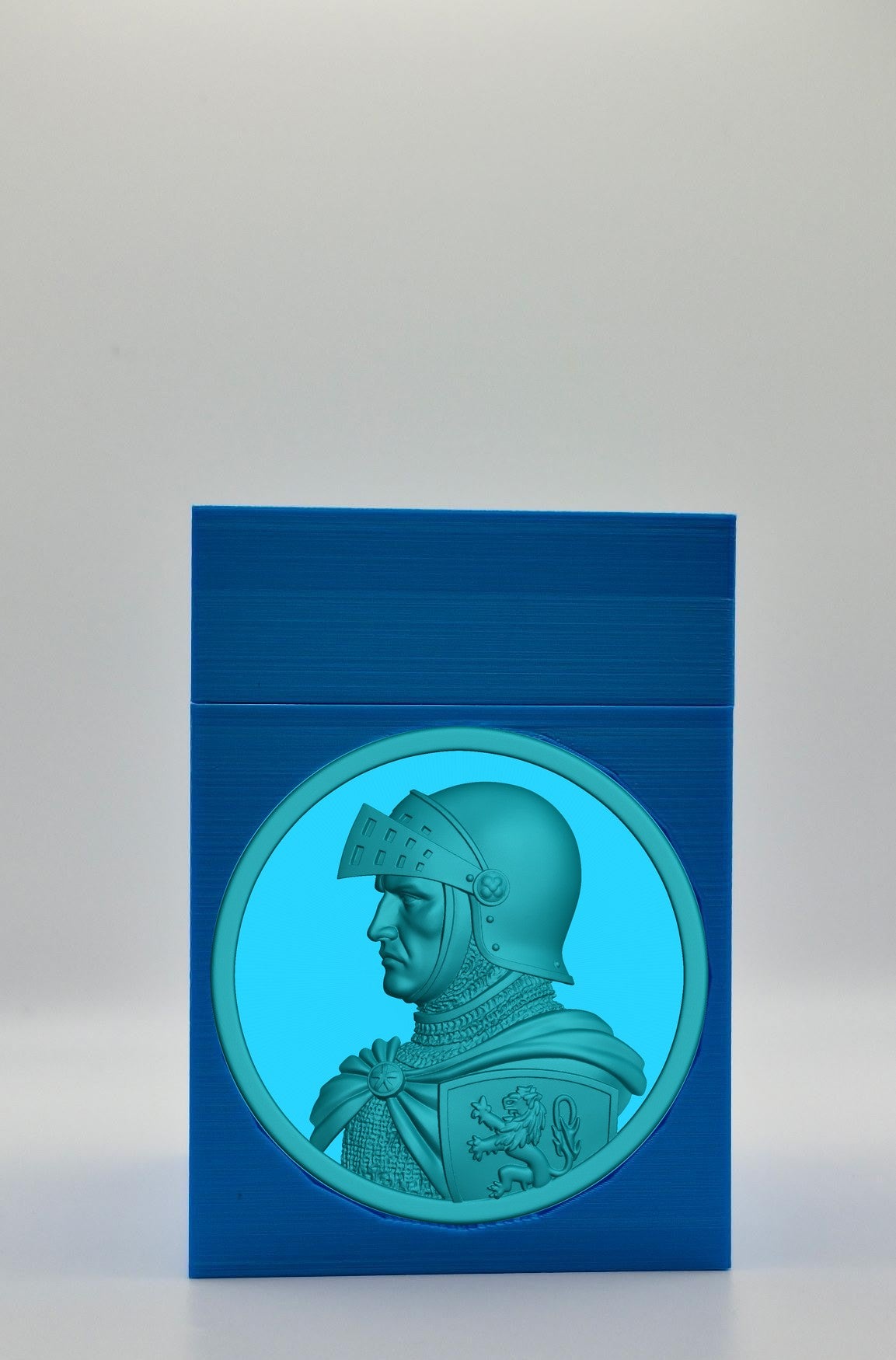 Knight Card Box — Blue