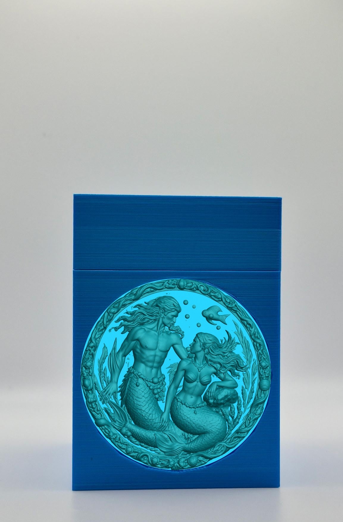 Merfolk Card Box — Blue
