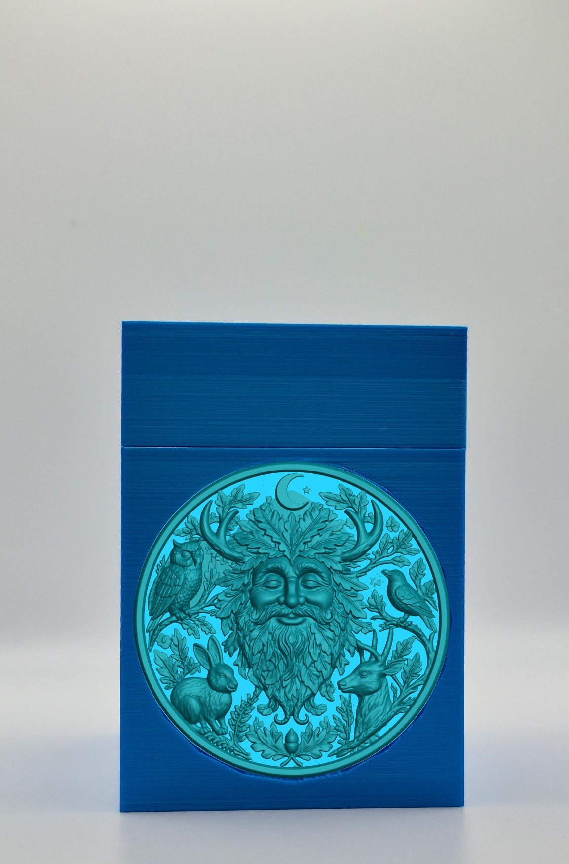 Tree Spirit Card Box — Blue