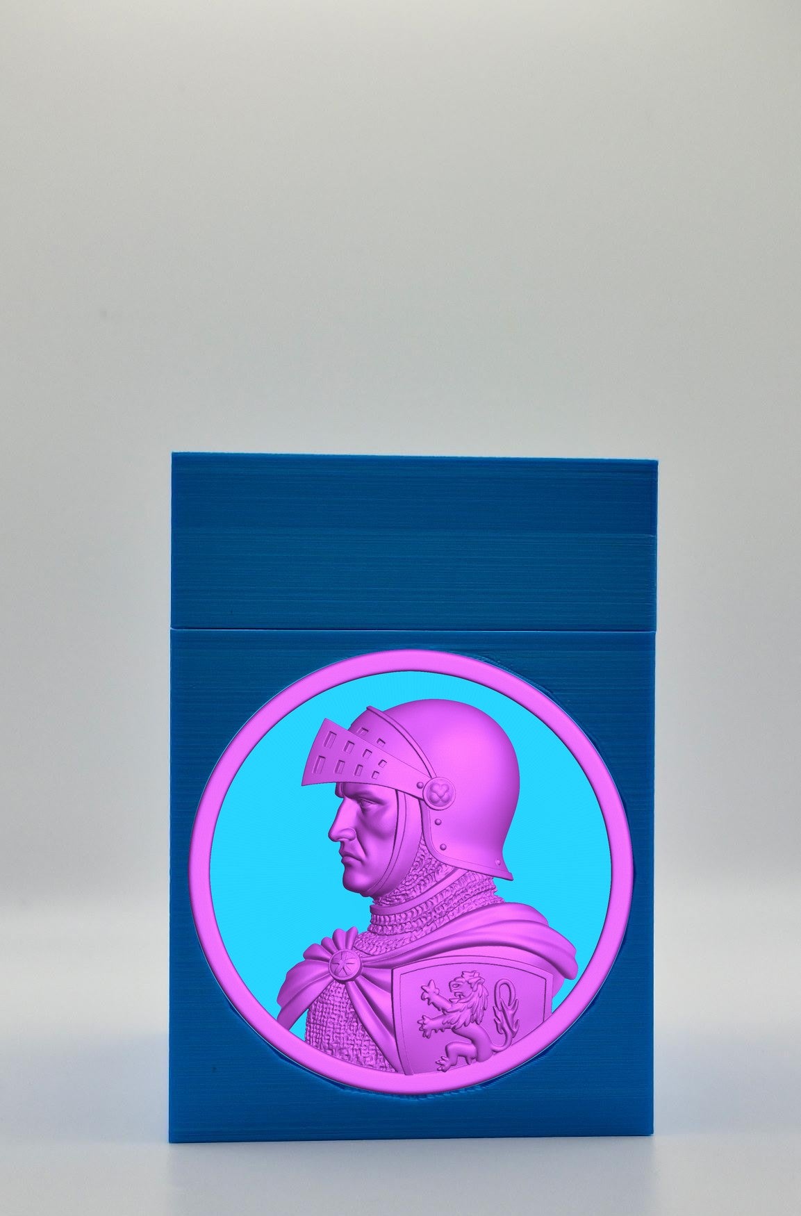 Knight Card Box — Blue