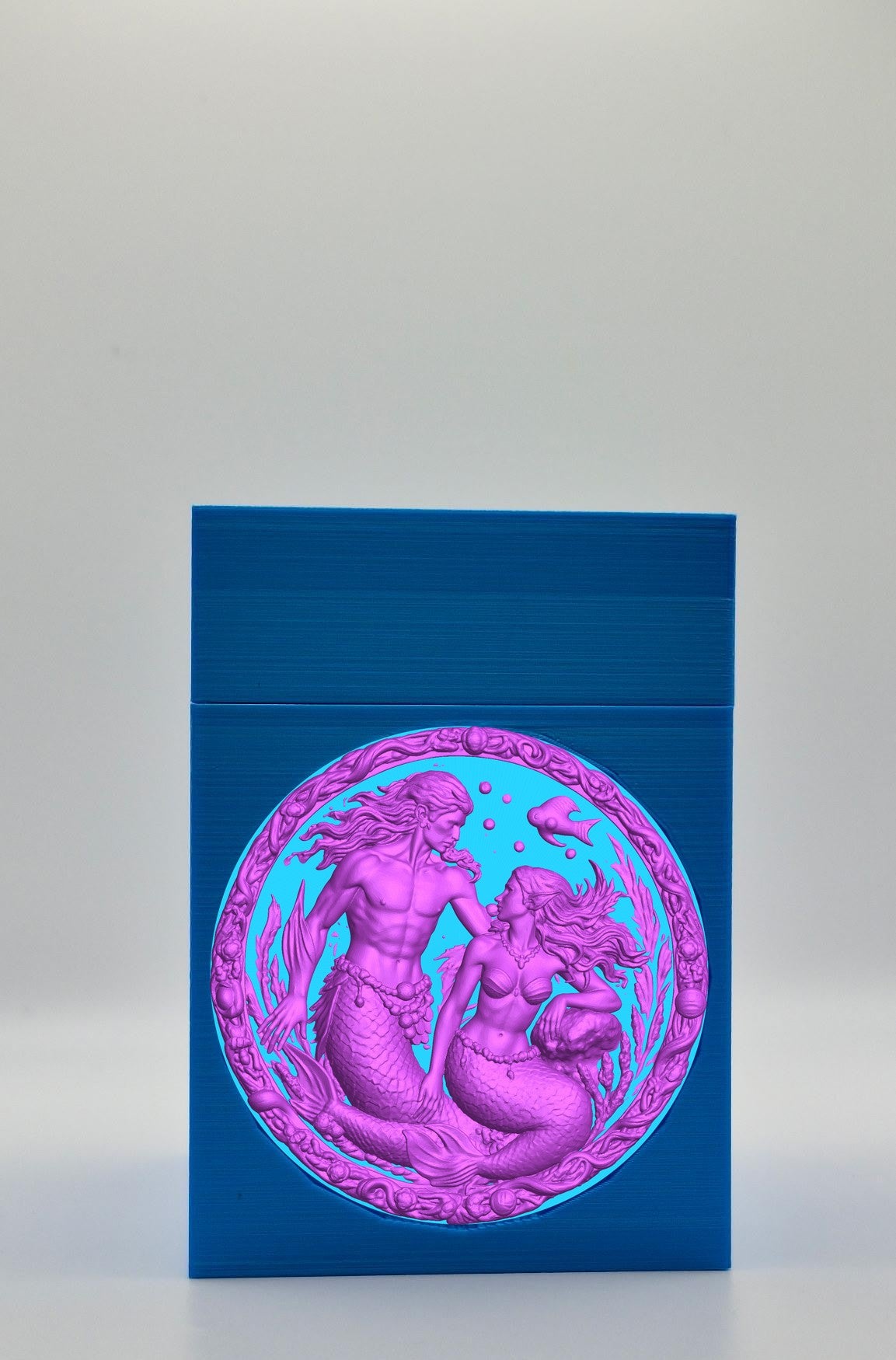 Merfolk Card Box — Blue