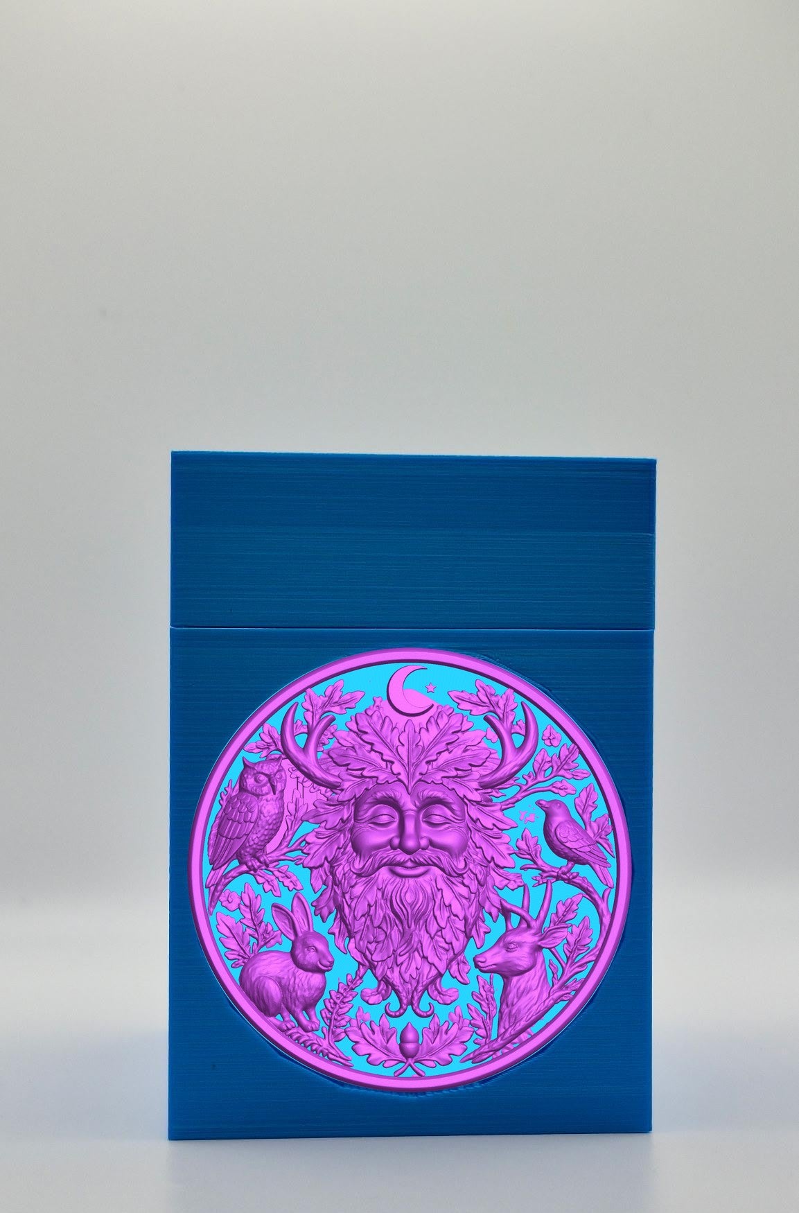 Tree Spirit Card Box — Blue