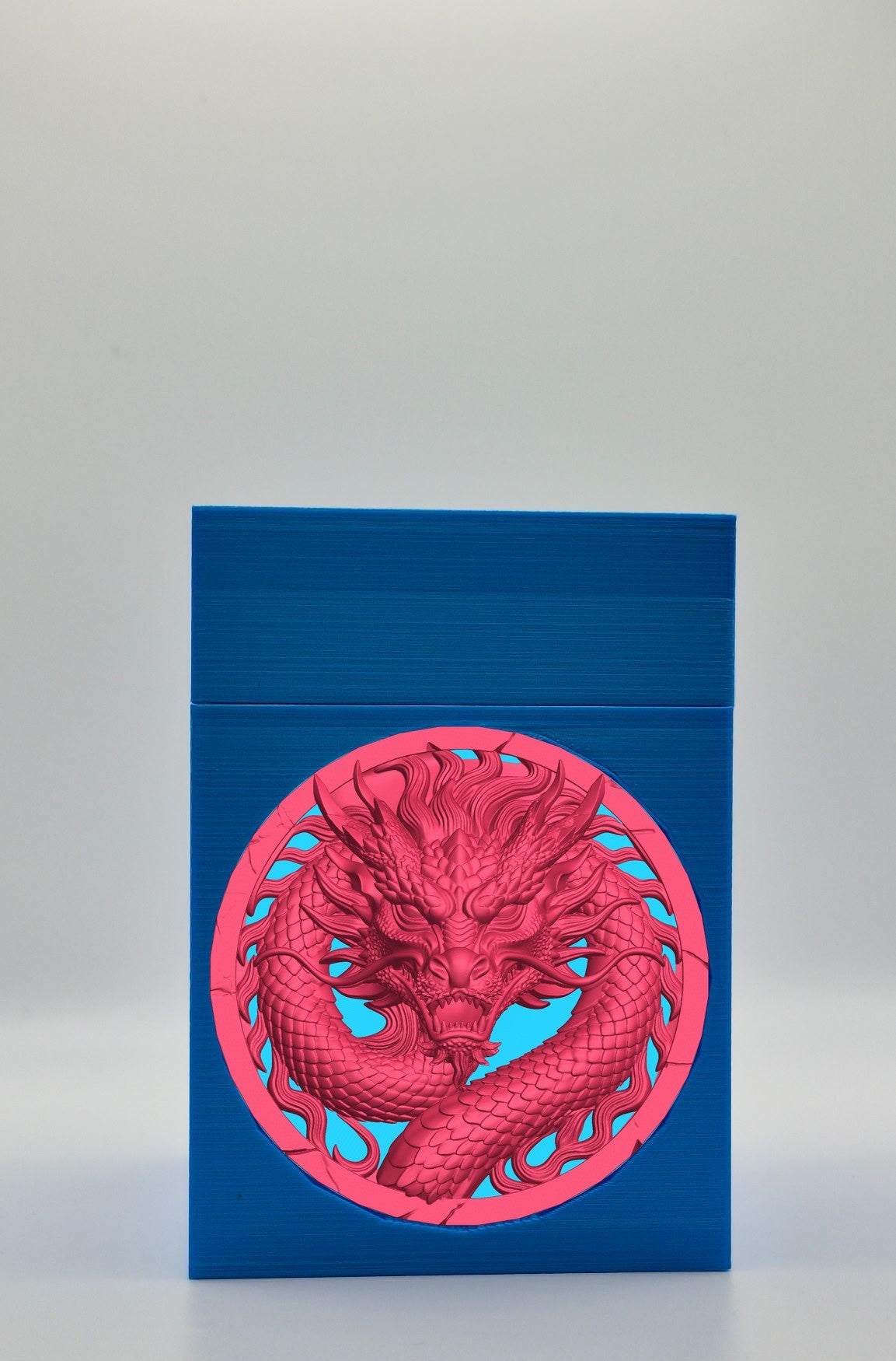Dragon Card Box — Blue