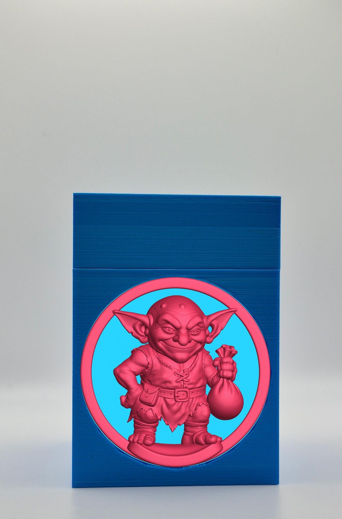 Greedy Goblin Card Box — Blue