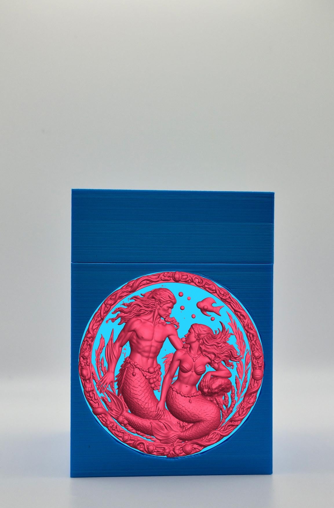 Merfolk Card Box — Blue