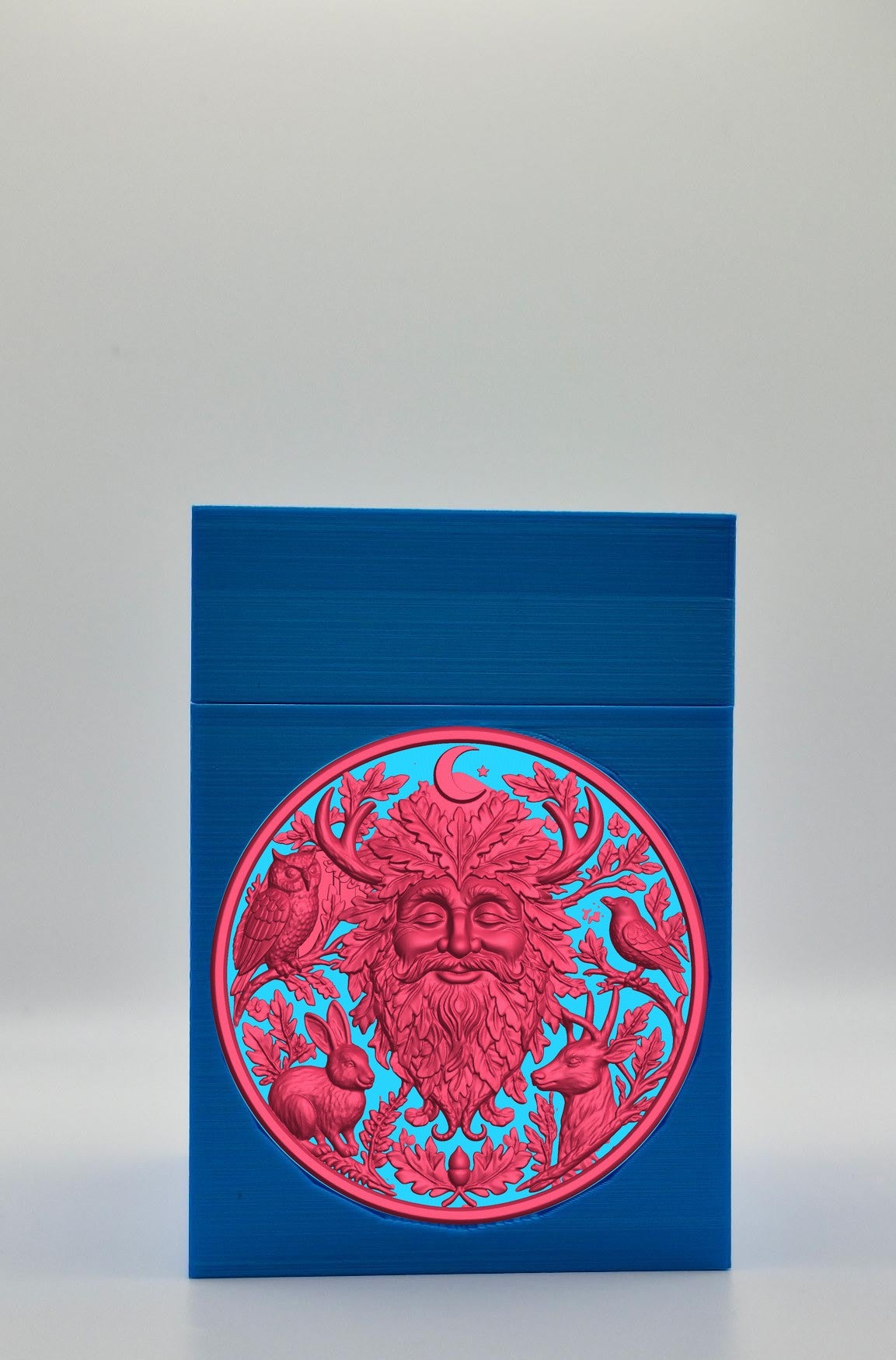 Tree Spirit Card Box — Blue