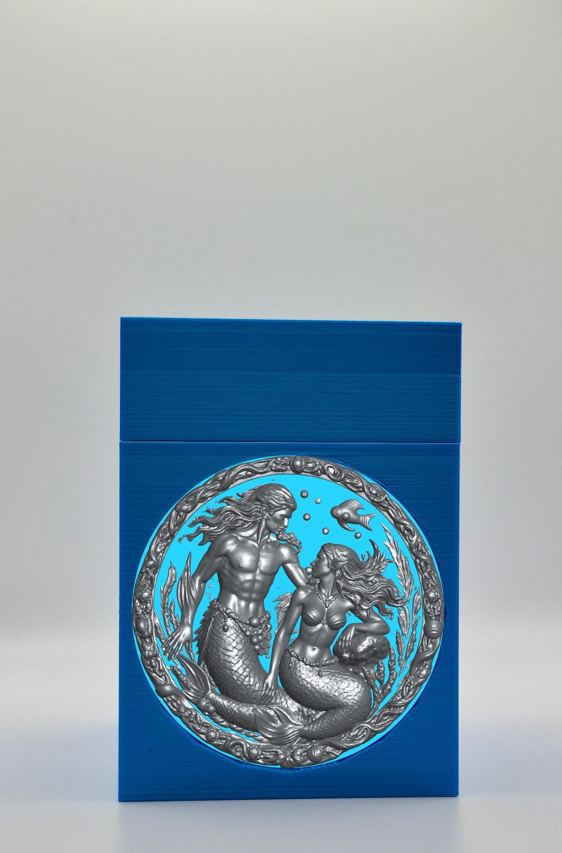 Merfolk Card Box — Blue