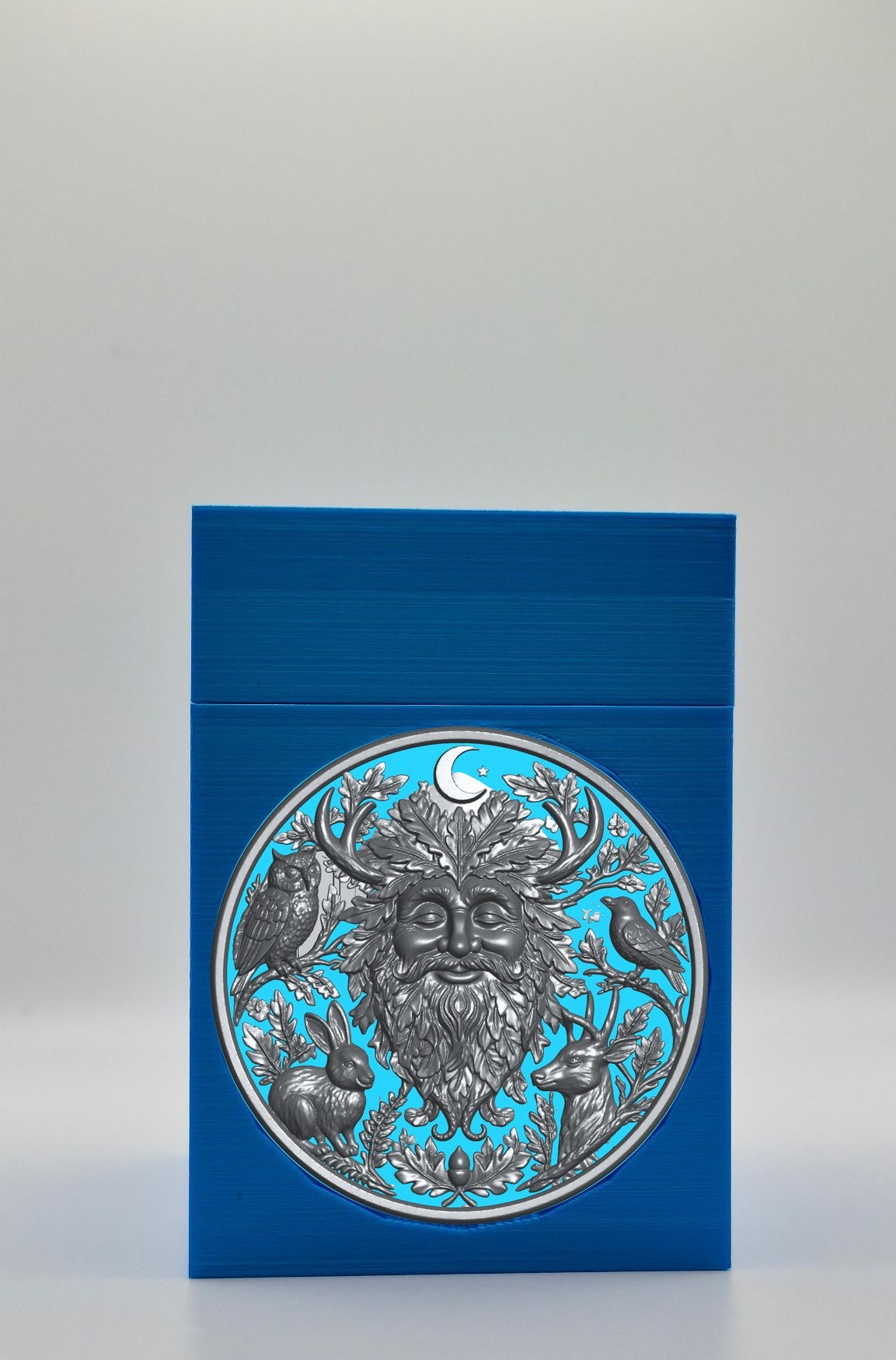 Tree Spirit Card Box — Blue