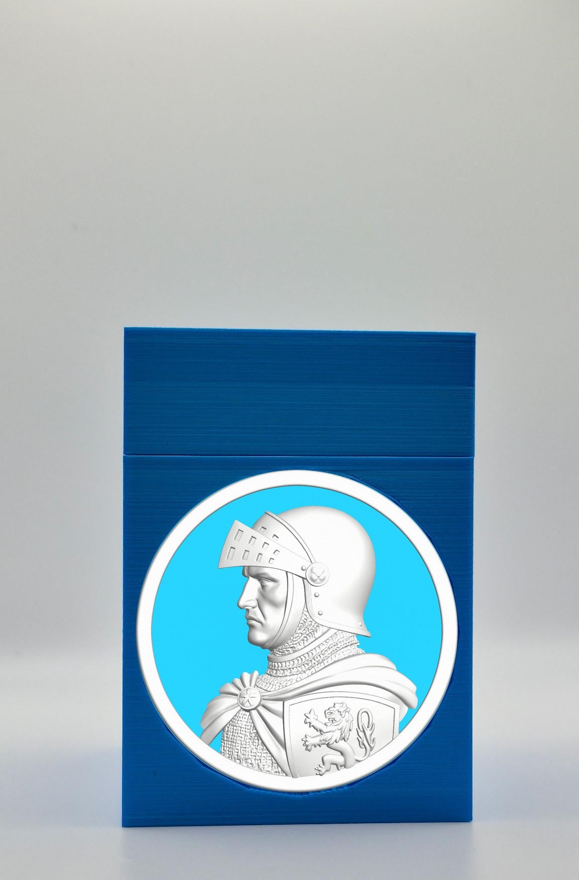 Knight Card Box — Blue