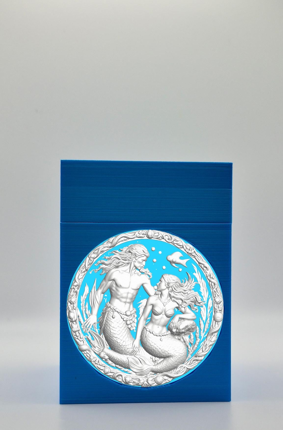 Merfolk Card Box — Blue
