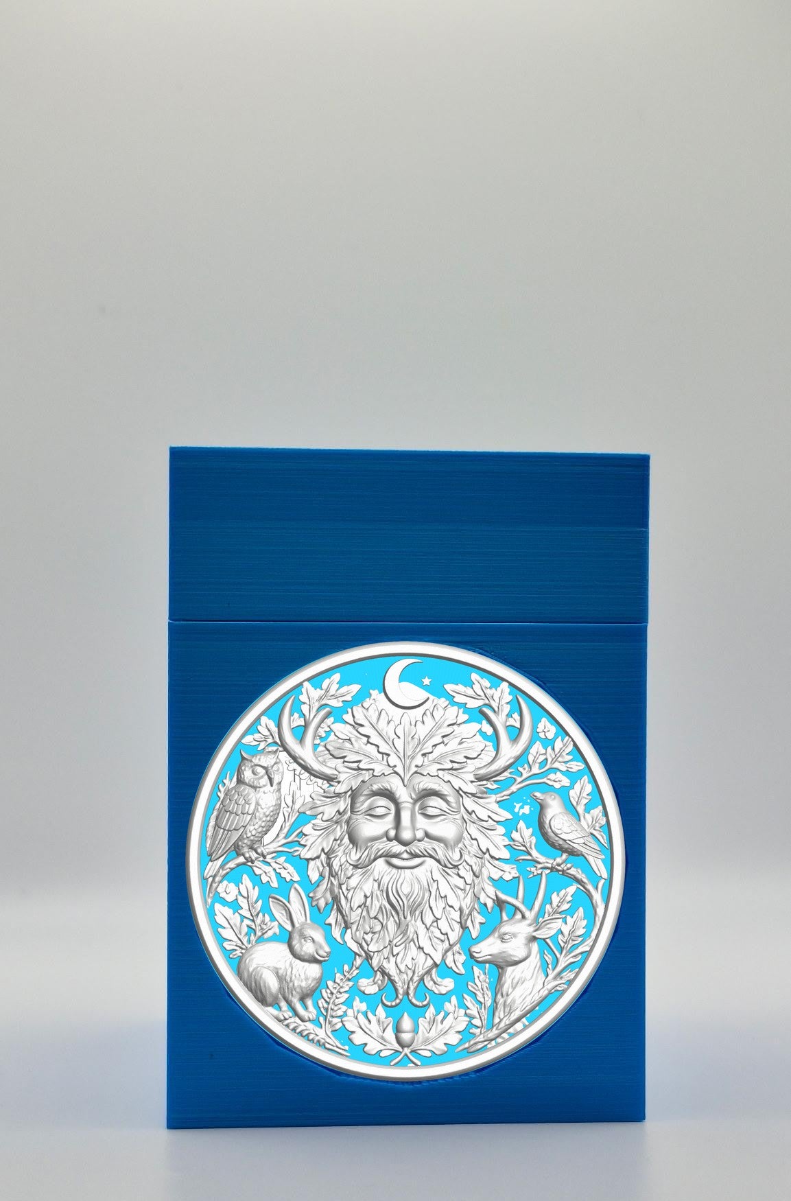 Tree Spirit Card Box — Blue
