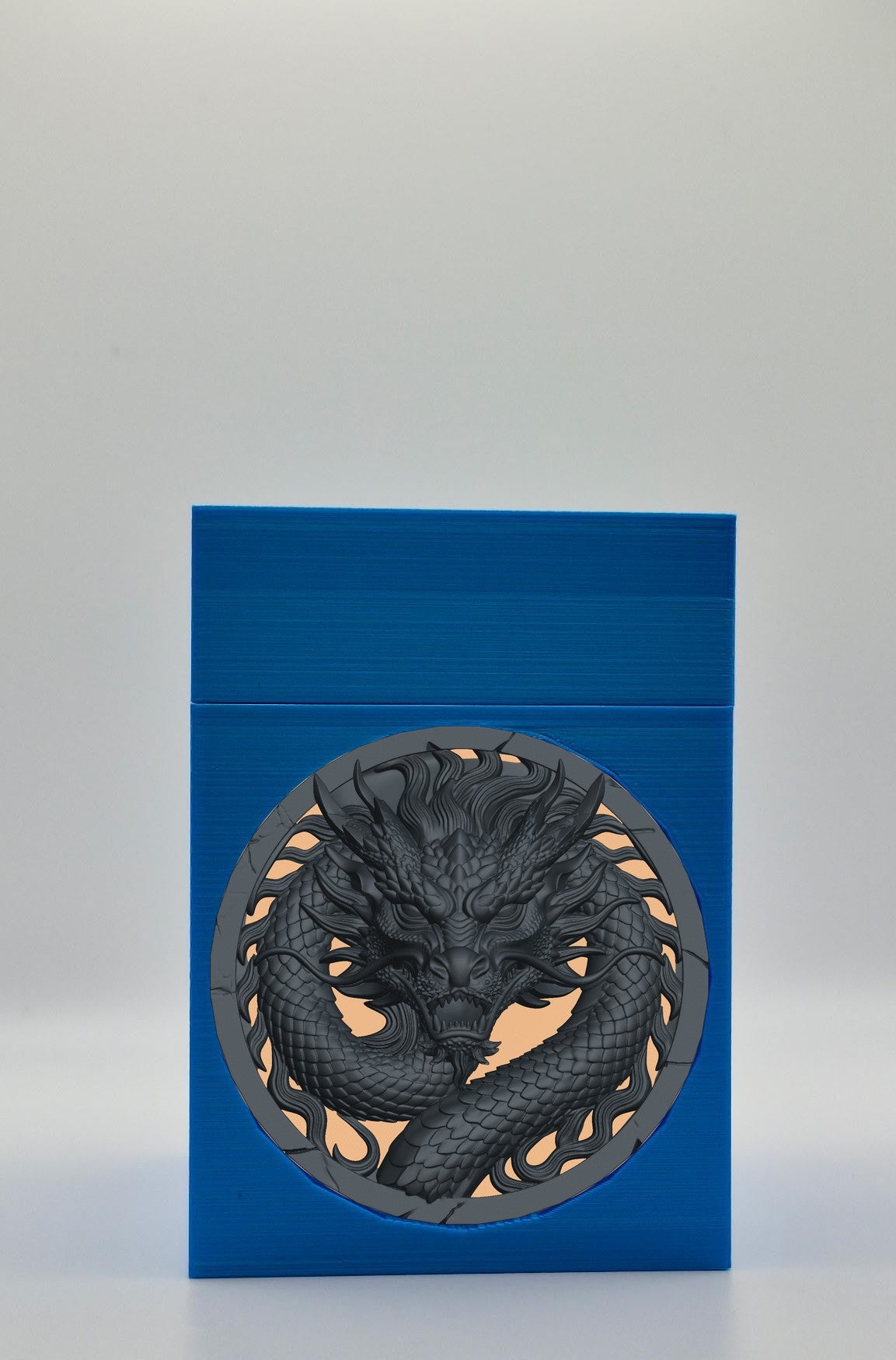 Dragon Card Box — Blue