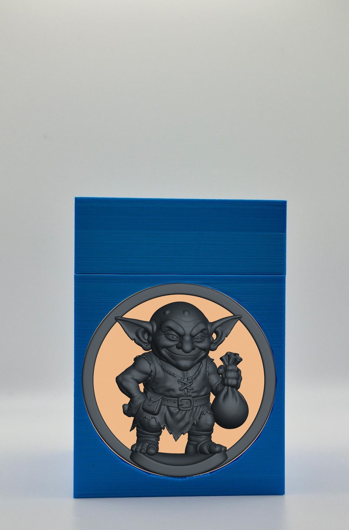 Greedy Goblin Card Box — Blue