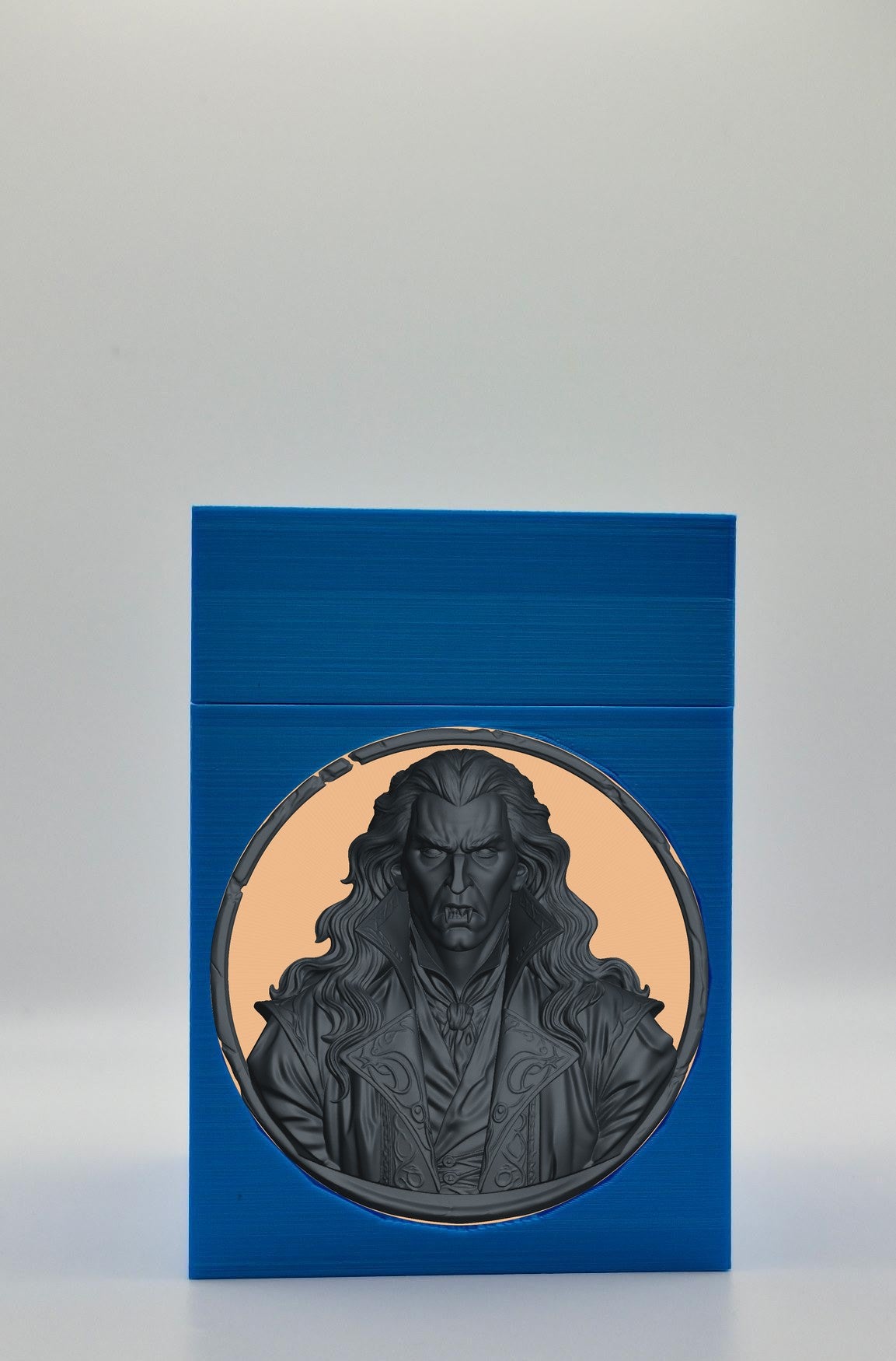 Gothic Vampire Card Box — Blue
