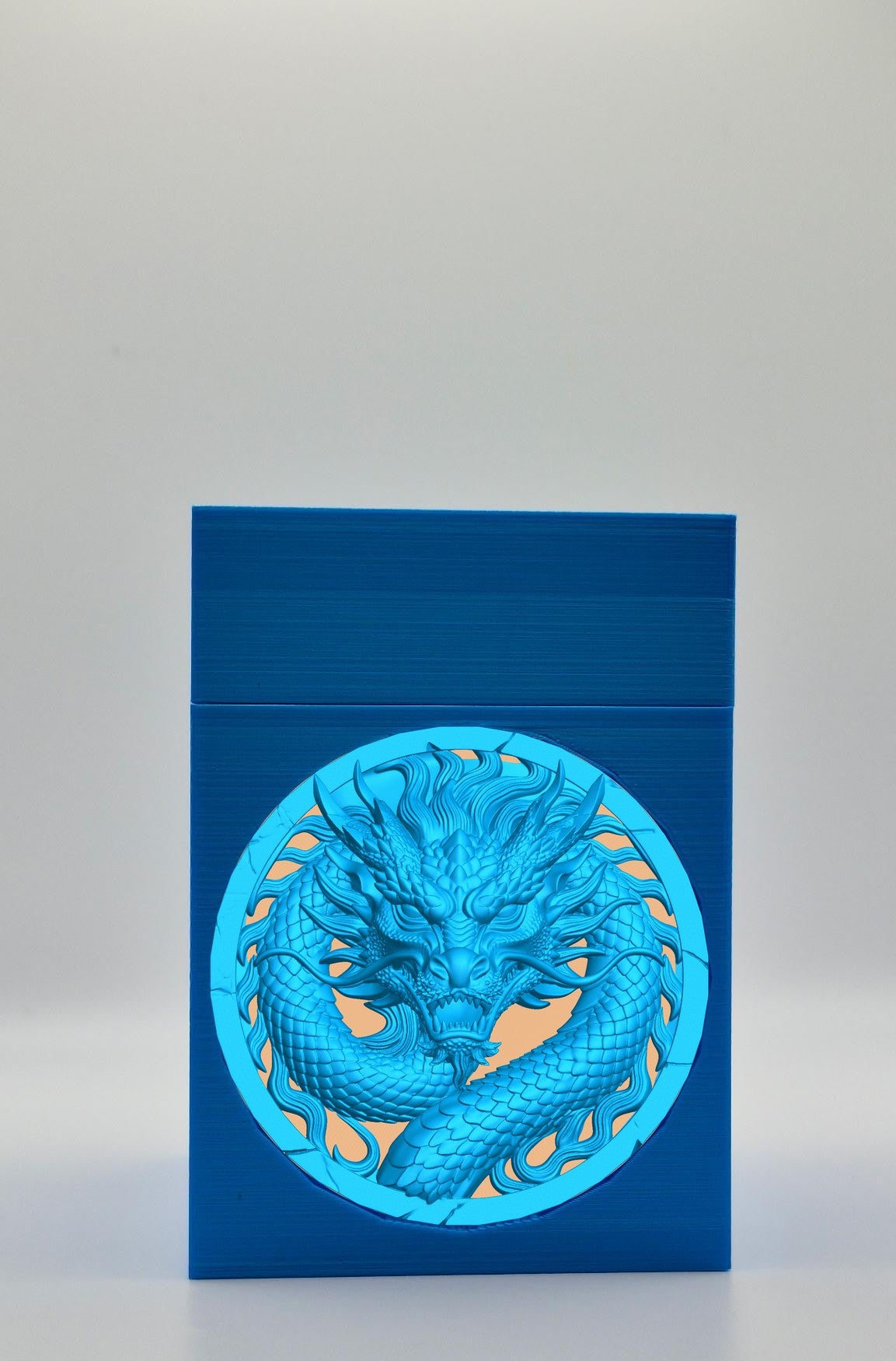 Dragon Card Box — Blue
