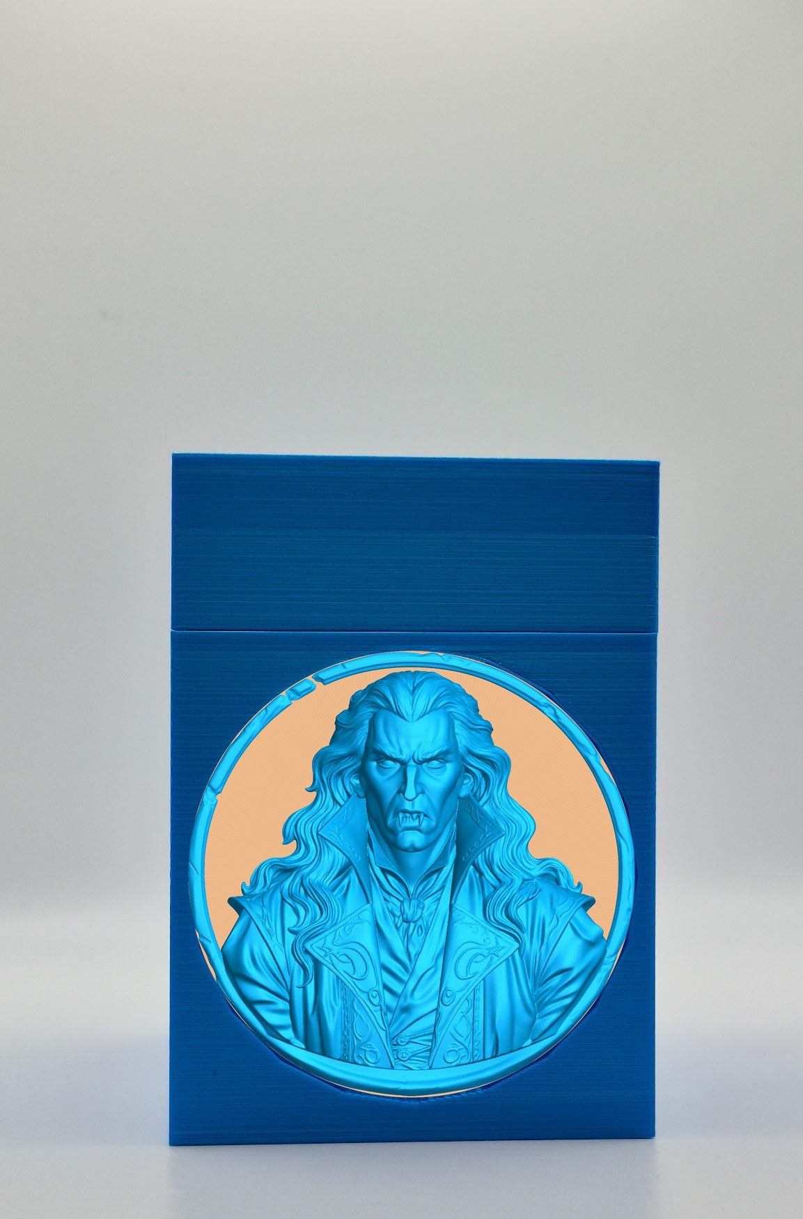 Gothic Vampire Card Box — Blue