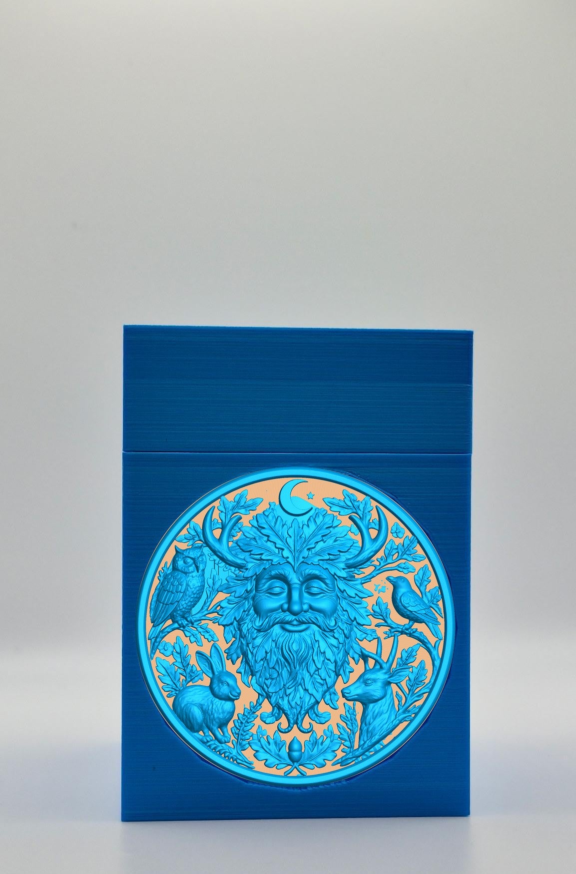Tree Spirit Card Box — Blue