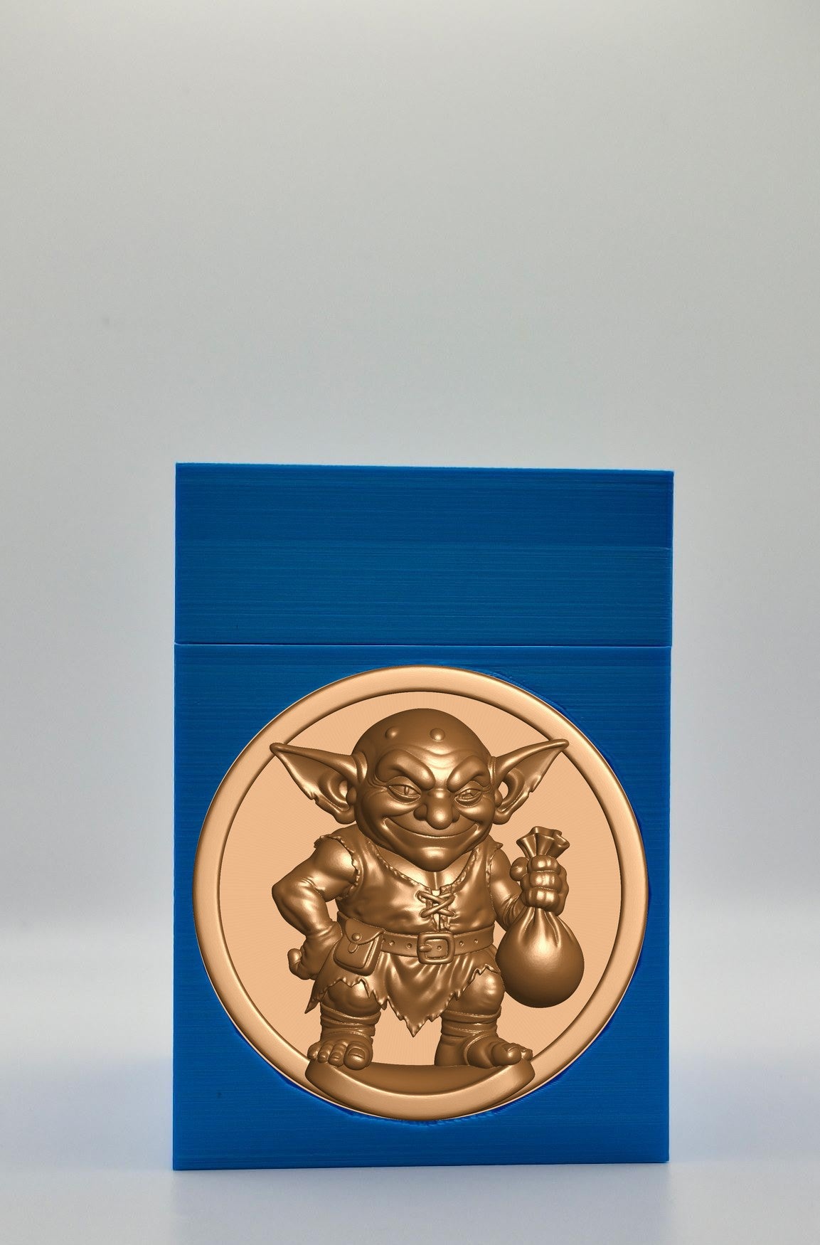 Greedy Goblin Card Box — Blue