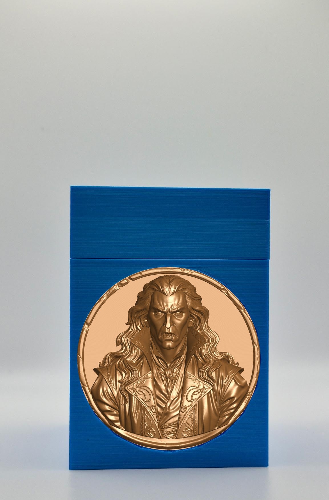 Gothic Vampire Card Box — Blue