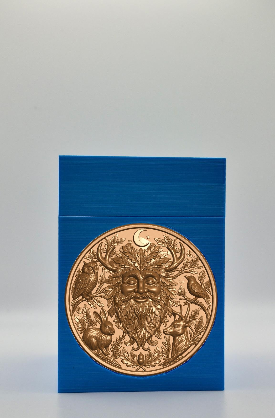 Tree Spirit Card Box — Blue