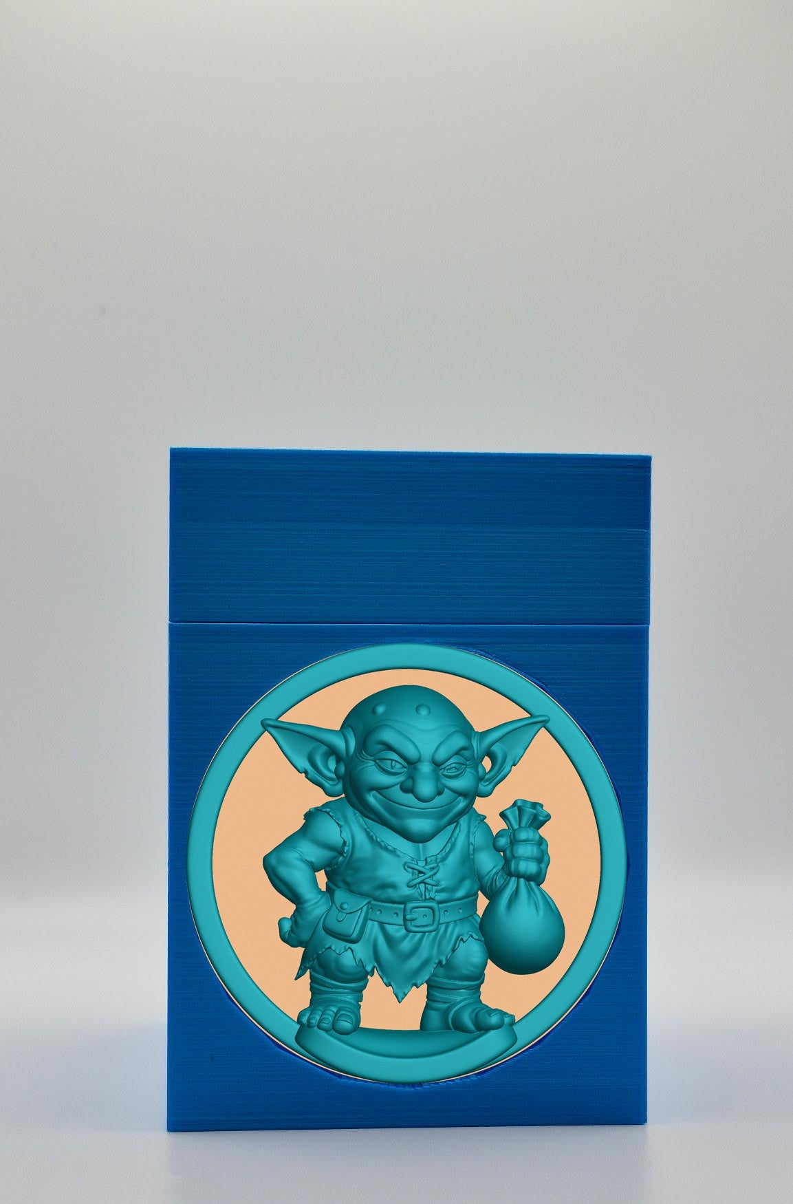 Greedy Goblin Card Box — Blue