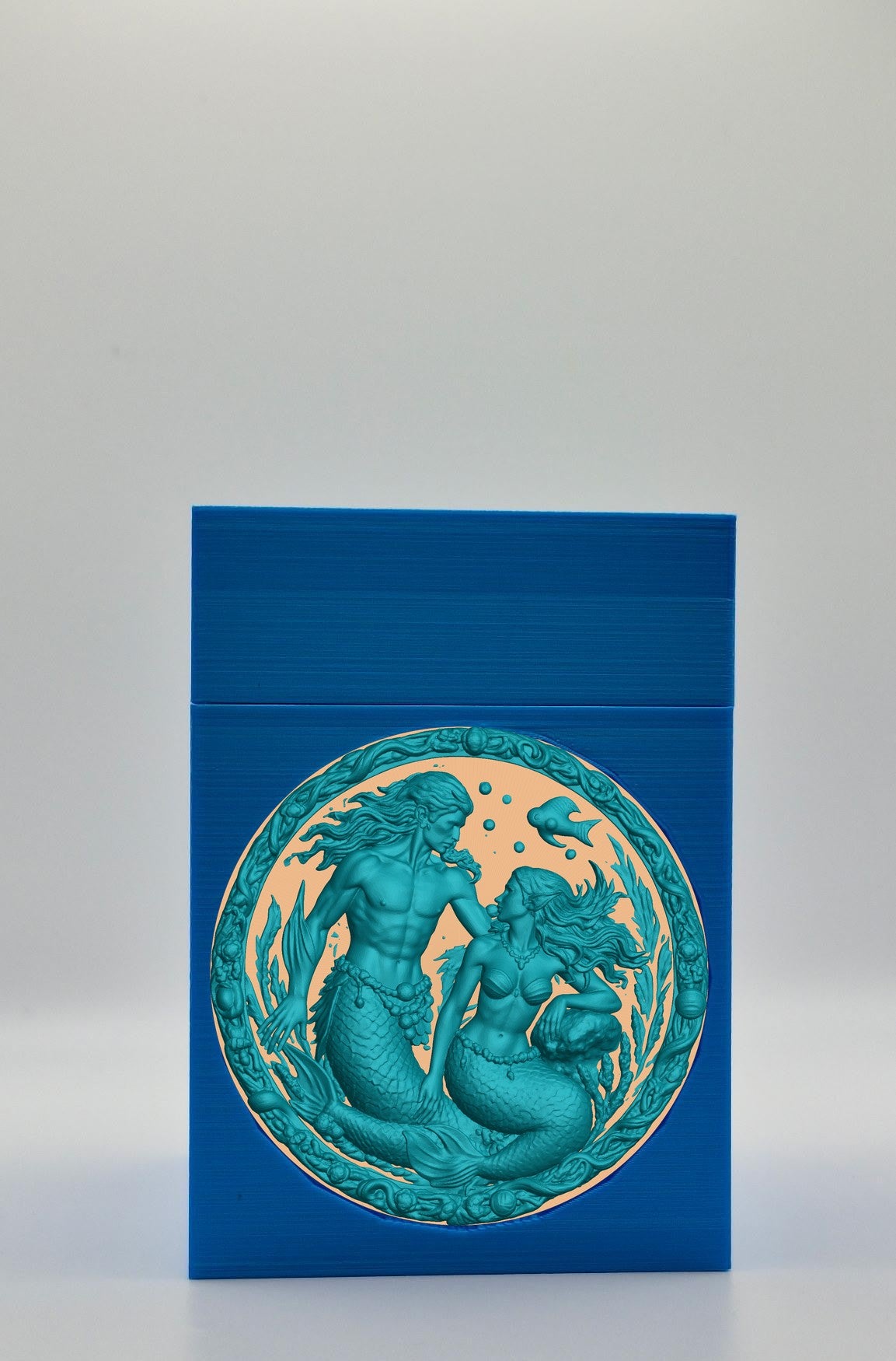 Merfolk Card Box — Blue