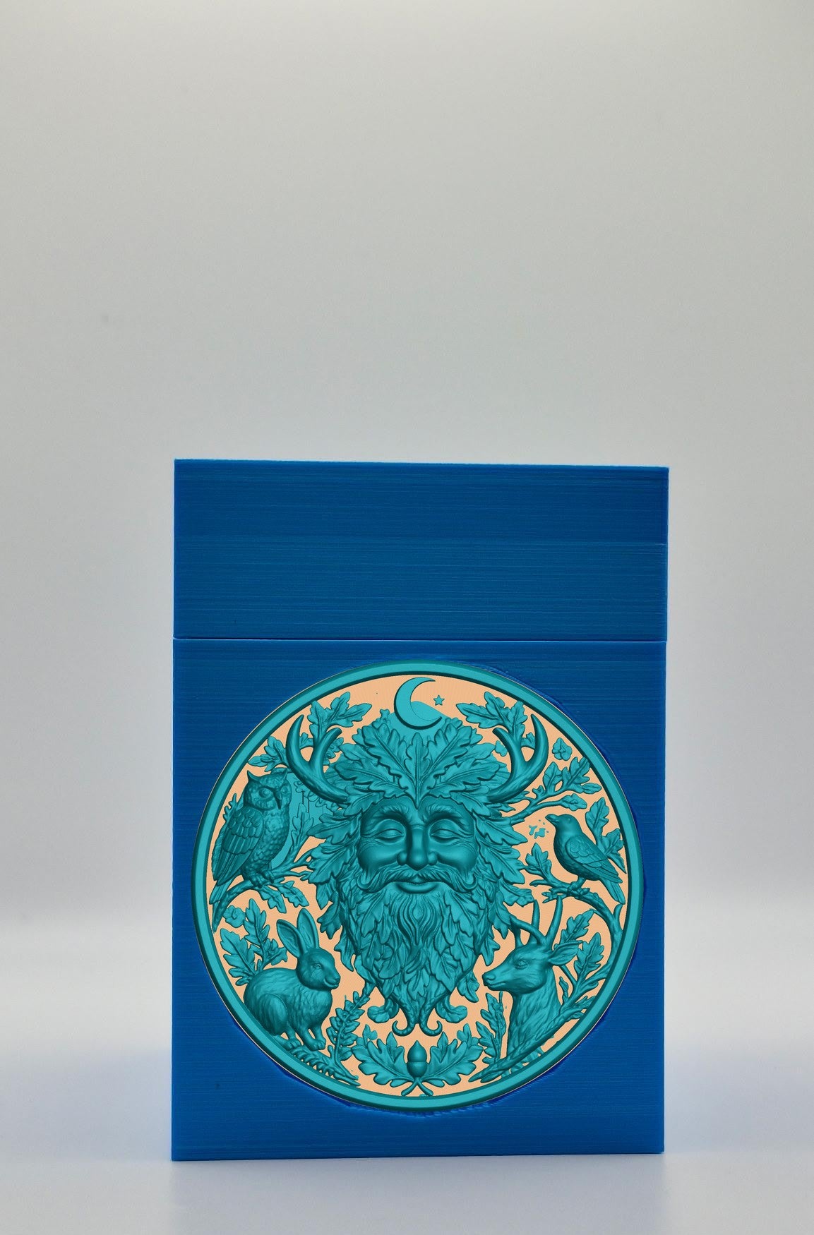 Tree Spirit Card Box — Blue
