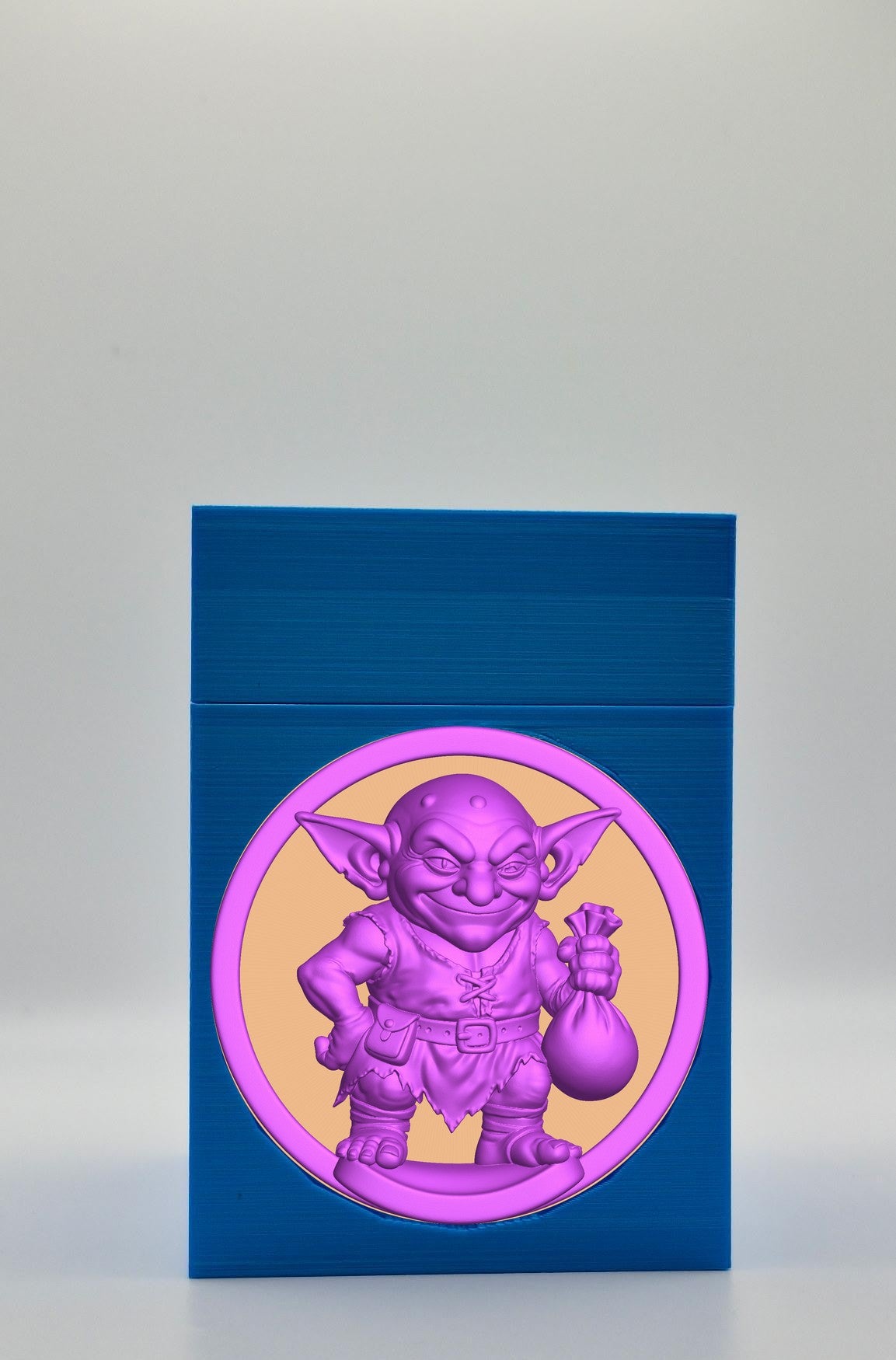 Greedy Goblin Card Box — Blue